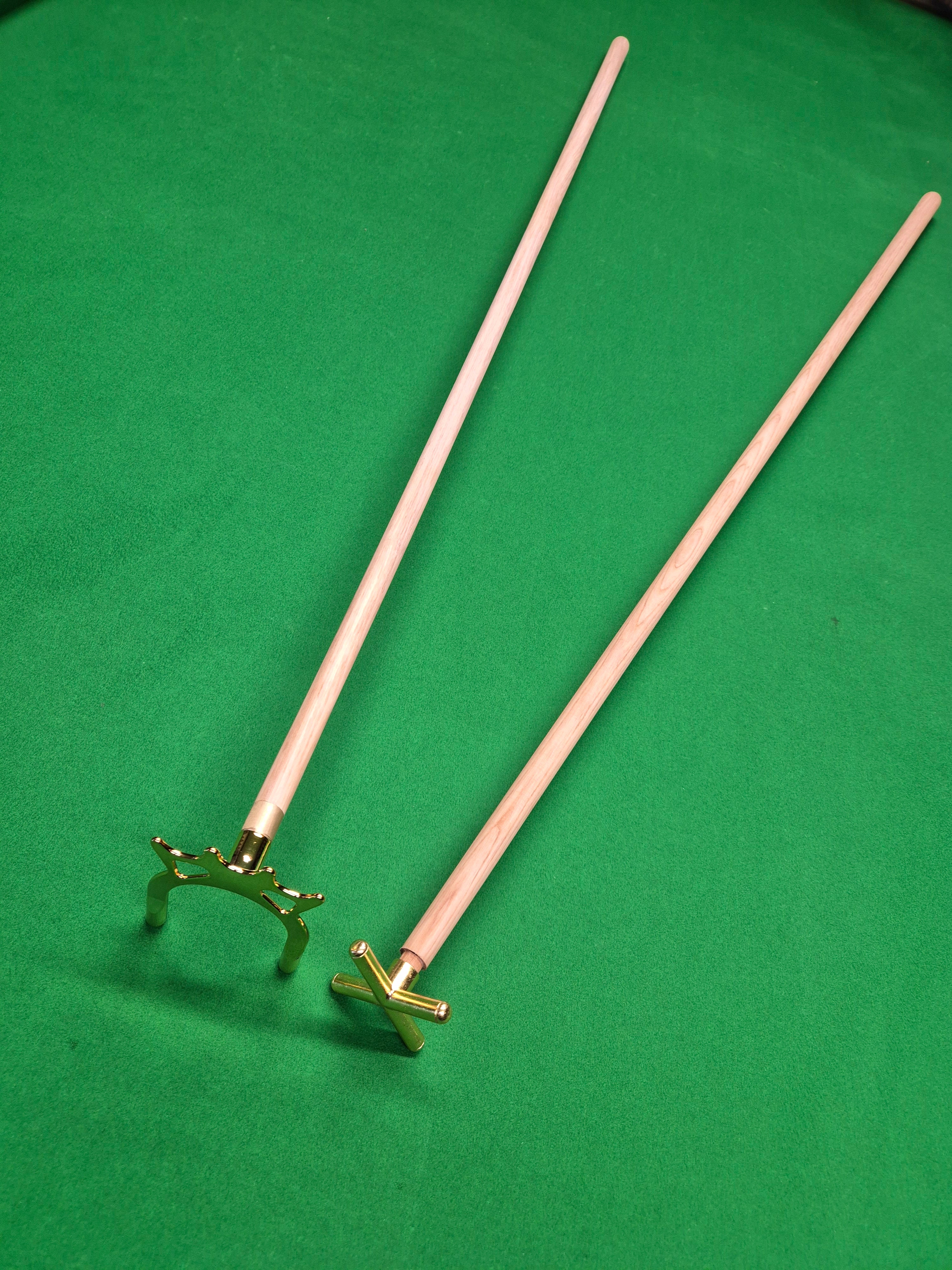 Ash 57" Snooker, Pool Rest with Metal screw On Rest Head EACH [RAC03]