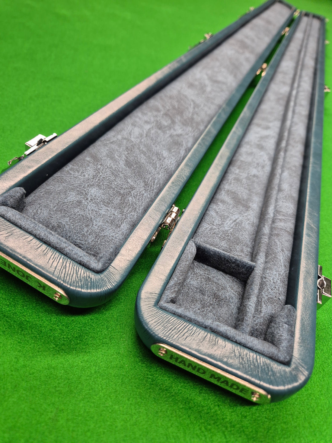 3/4 2 Slot Synthetic Leather Teal [KJC-36]