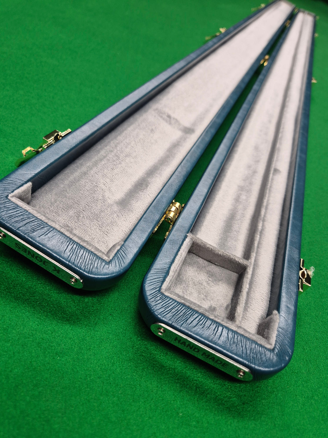 1 Piece 2 Slot Teal PU Leather [KJC-19]