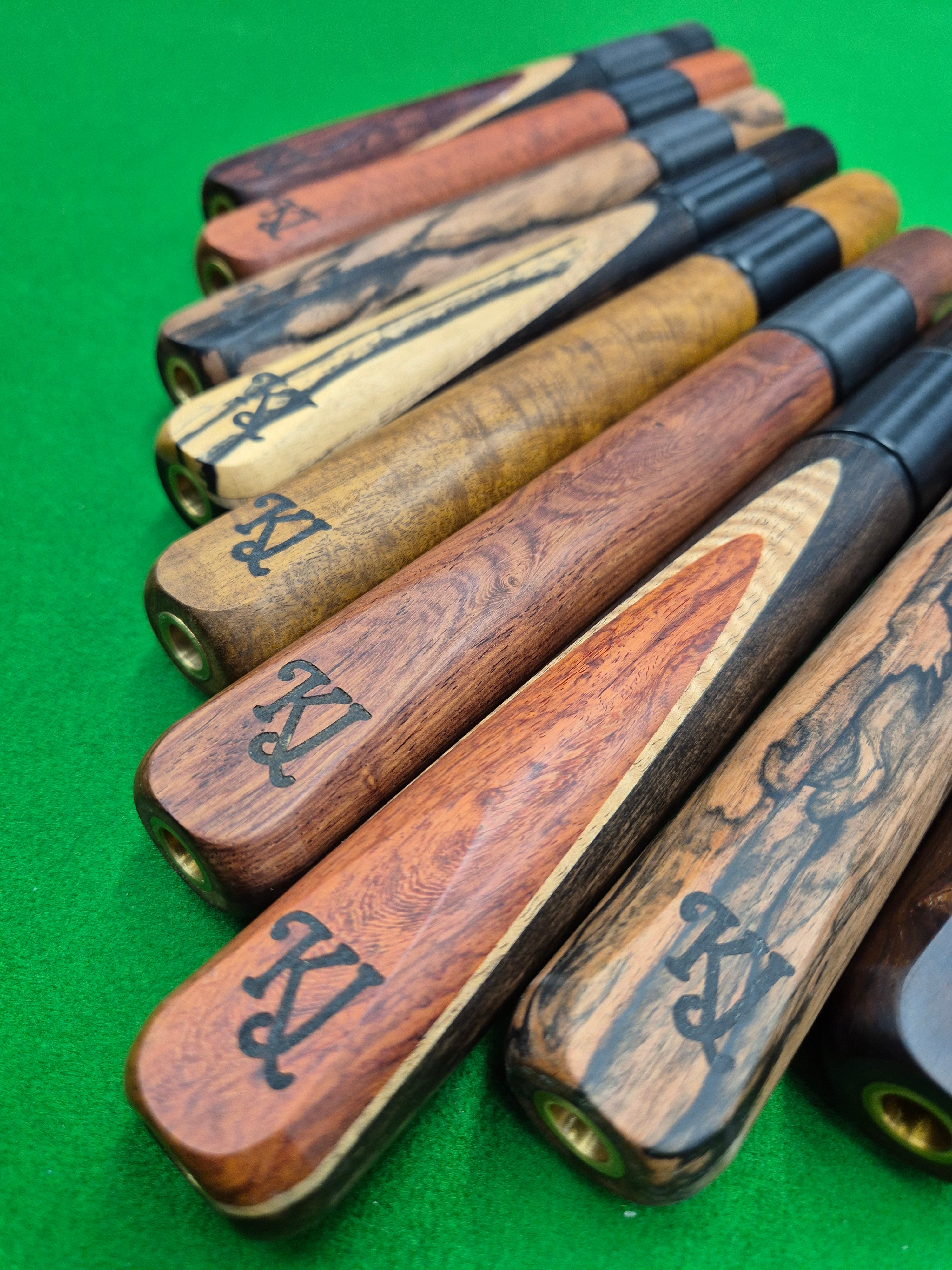 KJ Spiral Thread 10" Exotic Wood Extendable Mini Butt [TME01]