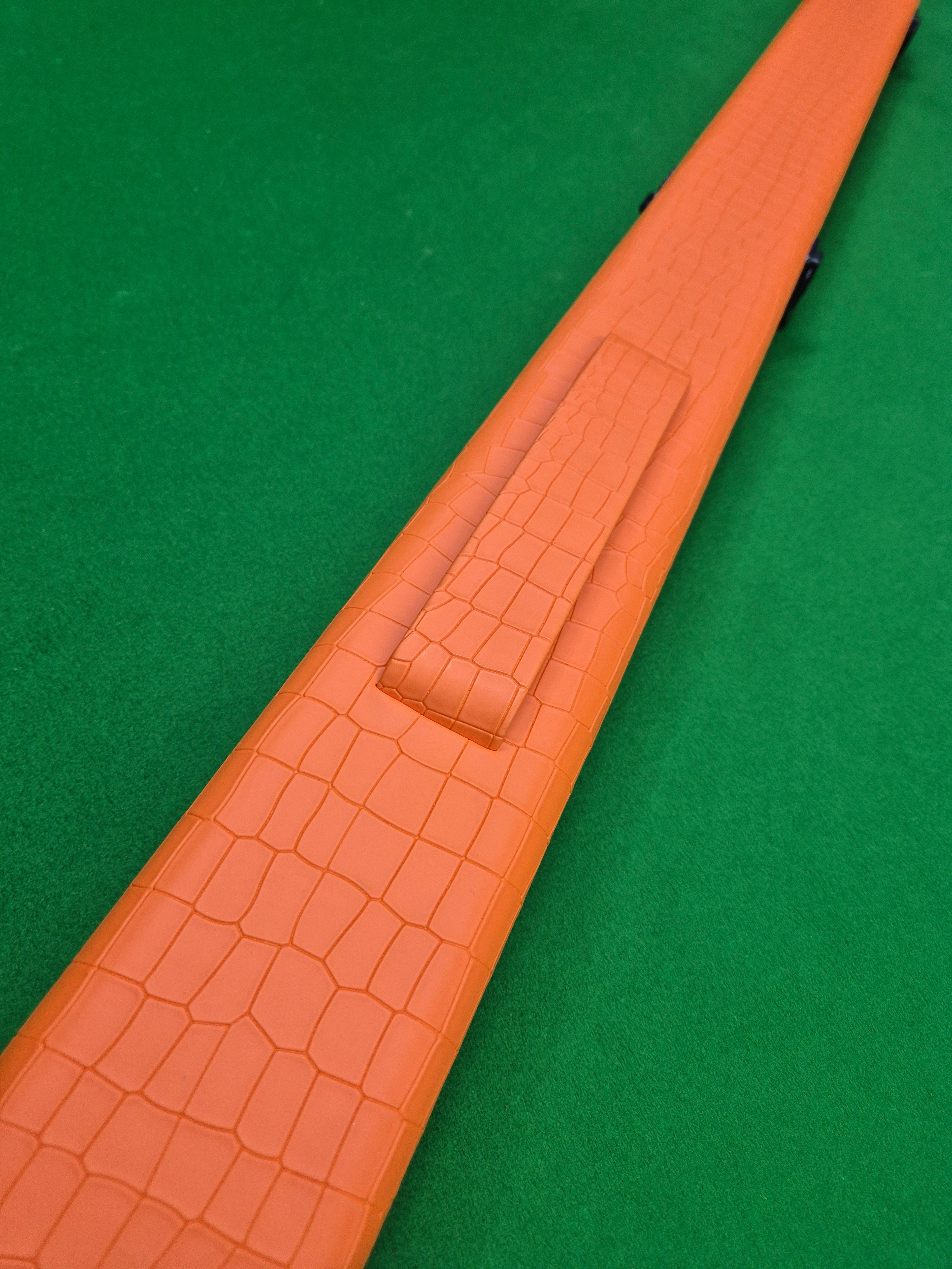 1 Piece 2 Slot Synthetic Leather Orange [1KJS25]