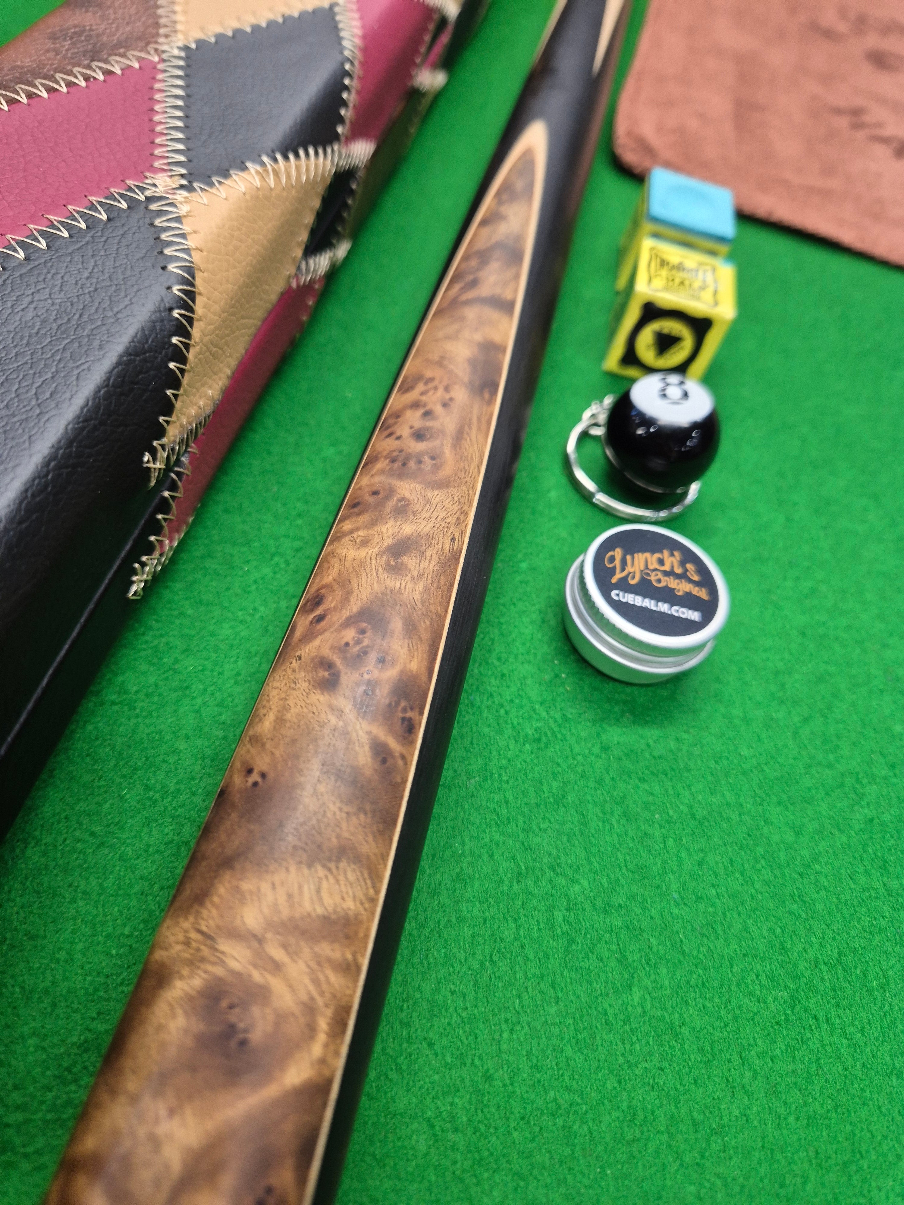 New Six Red Hells Ultimate Pool Cue & Case with Accessories