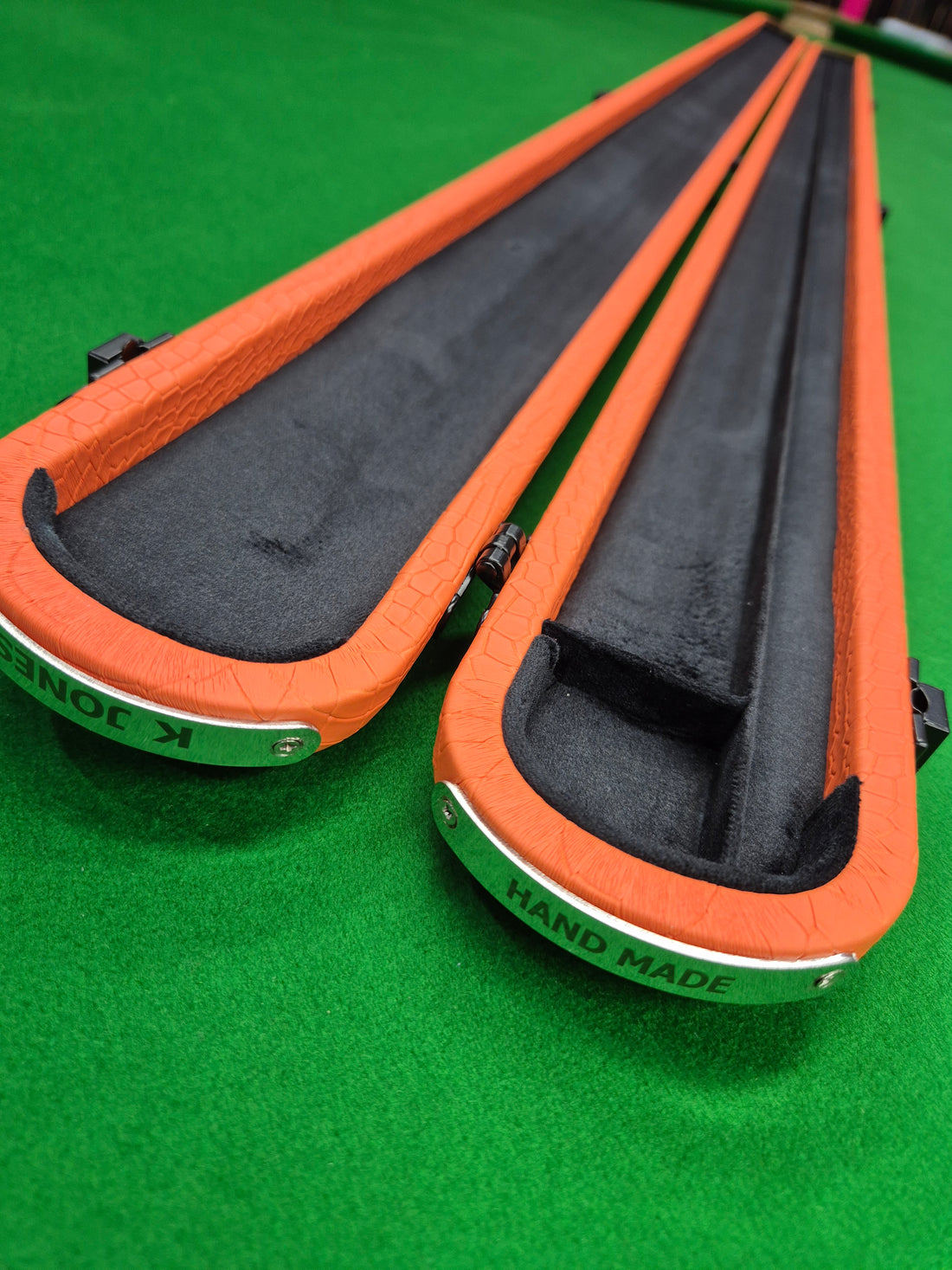 1 Piece 2 Slot Synthetic Leather Orange [1KJS25]