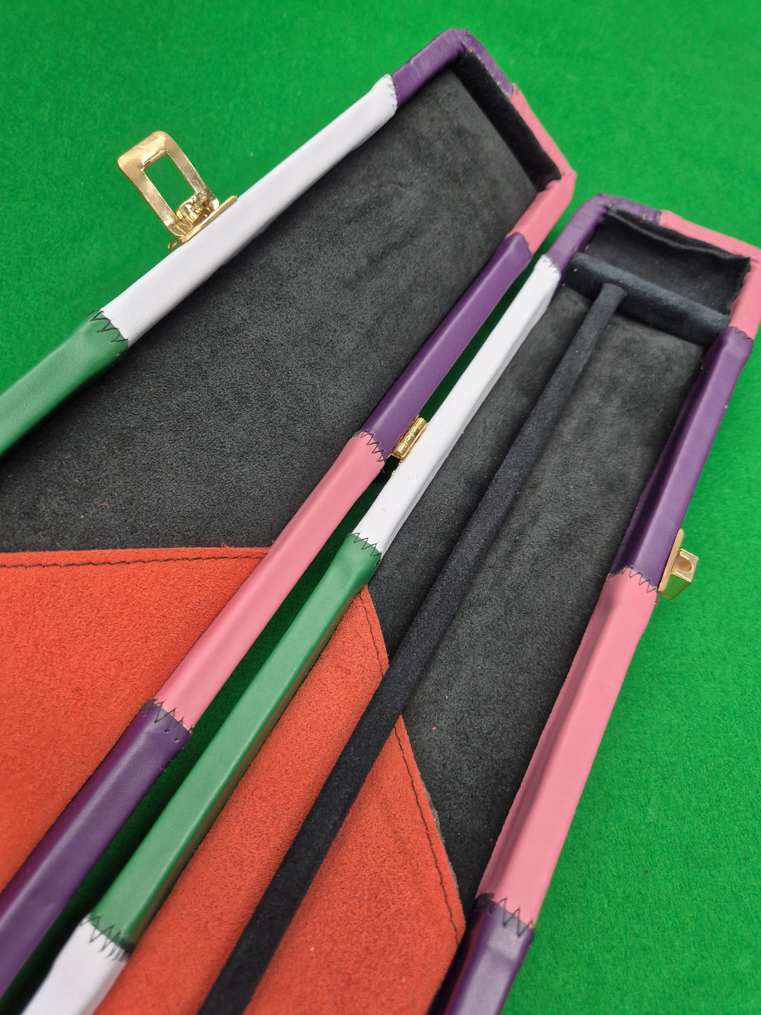 1 Piece 2 Slot Genuine Patchwork Leather [TPC-3]