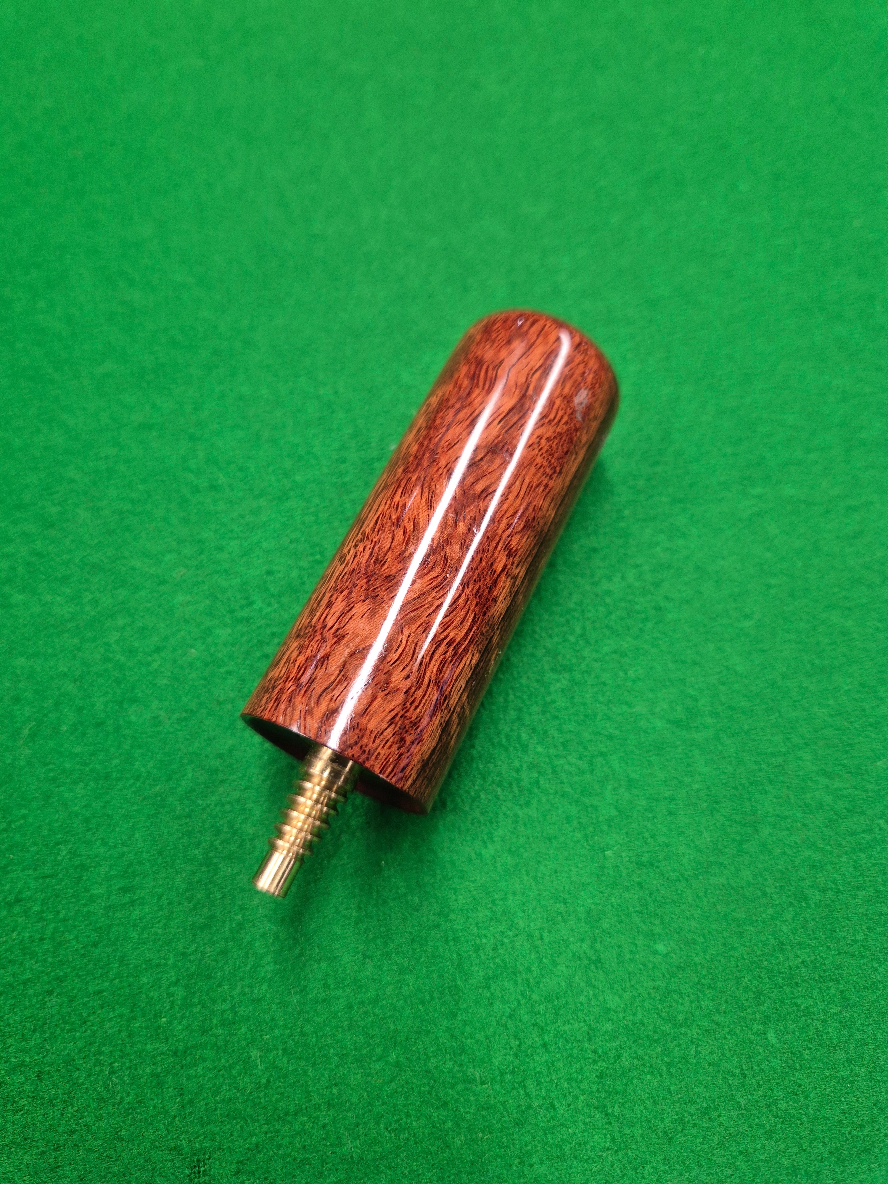 Thai Spiral Thread 3" Exotic Wood Mini Butt [WHX-6]