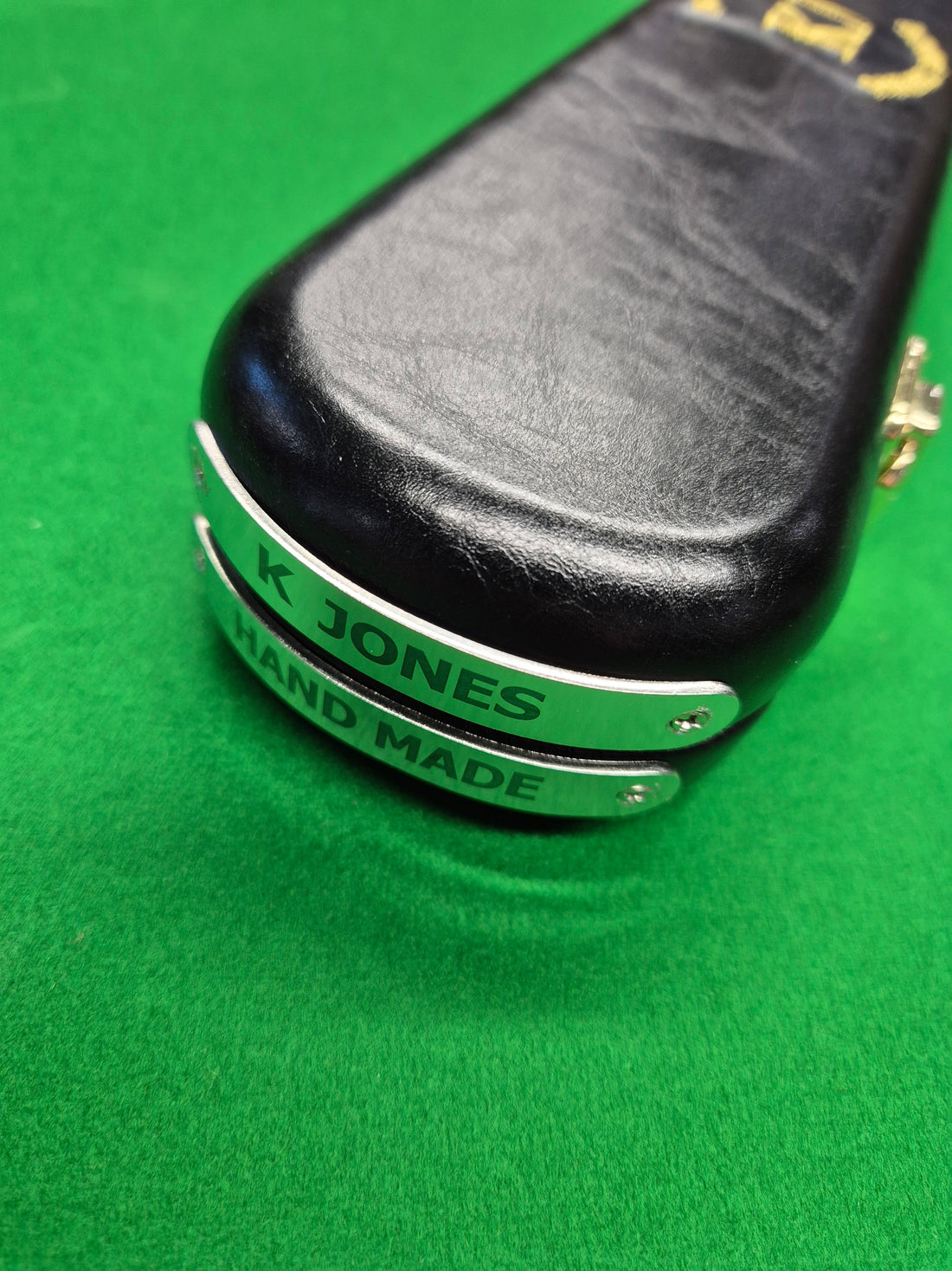 3/4 2 Slot Synthetic Leather Black [KJC-42]