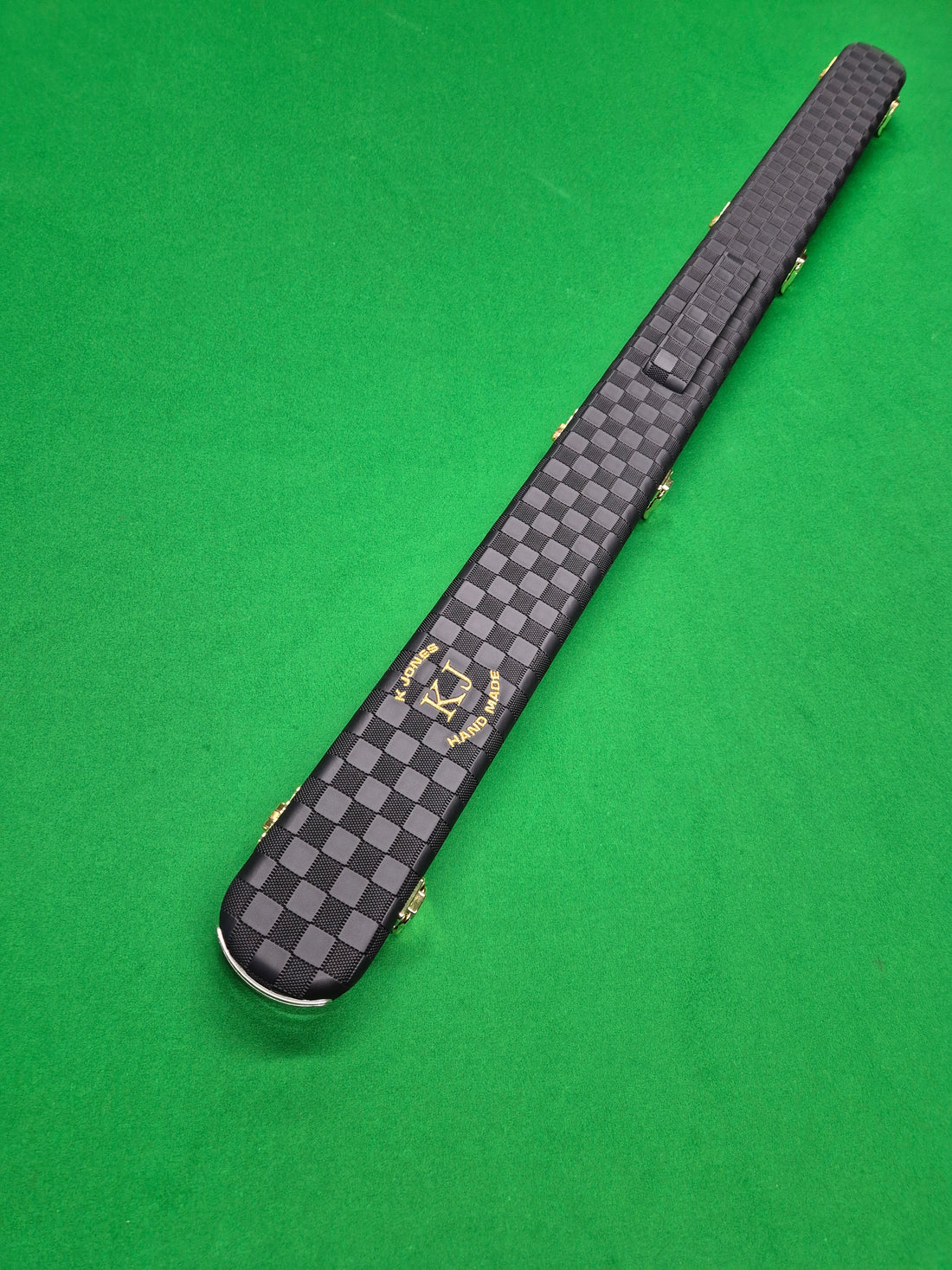3/4 2 Slot Synthetic Leather Black [KJC-39]