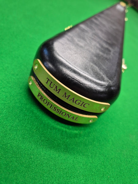 1 Piece 2 Slot Synthetic Leather Professional Black [TMCC3]