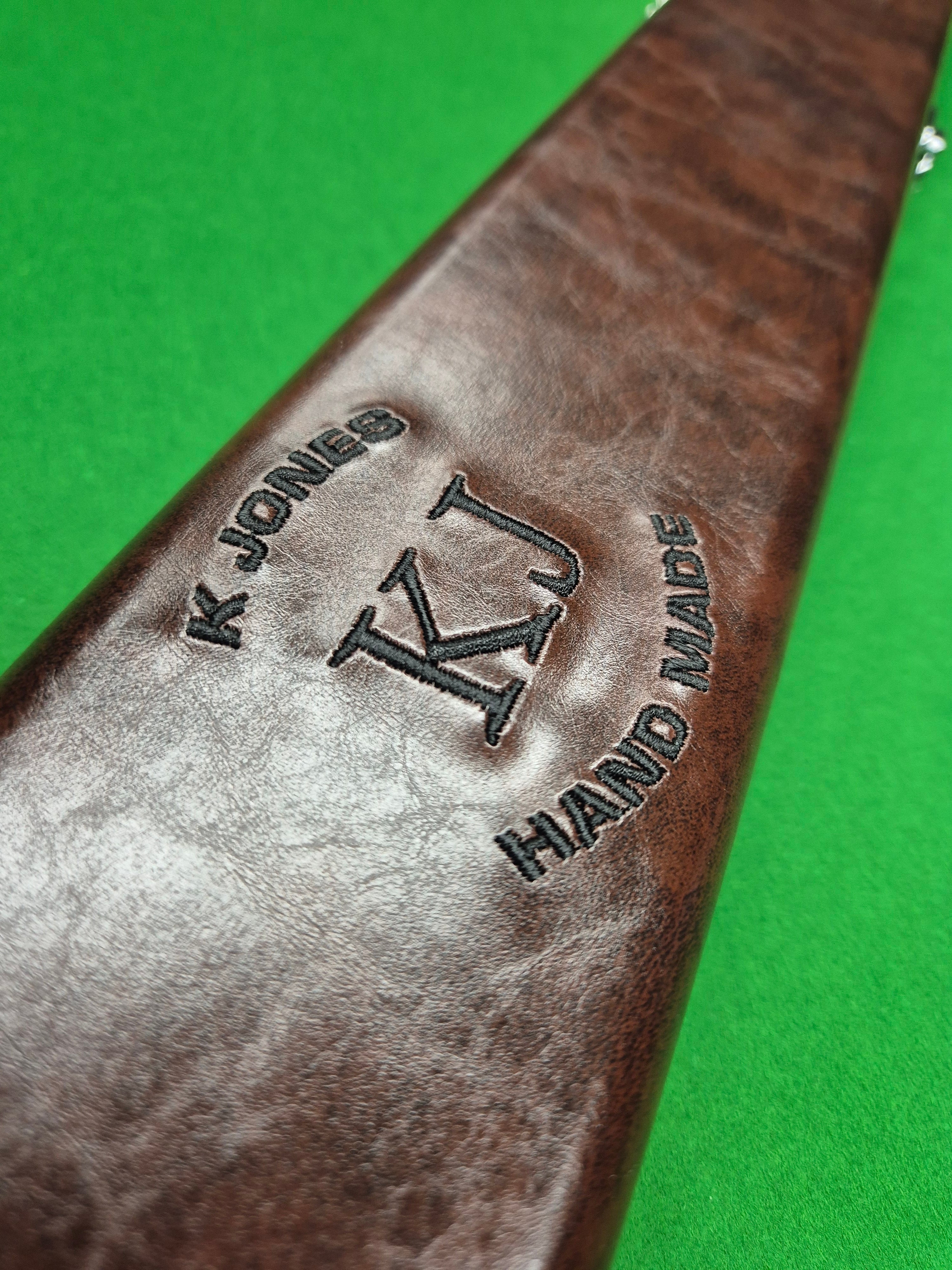 3/4 2 Slot Synthetic Leather Brown [KJC-34]