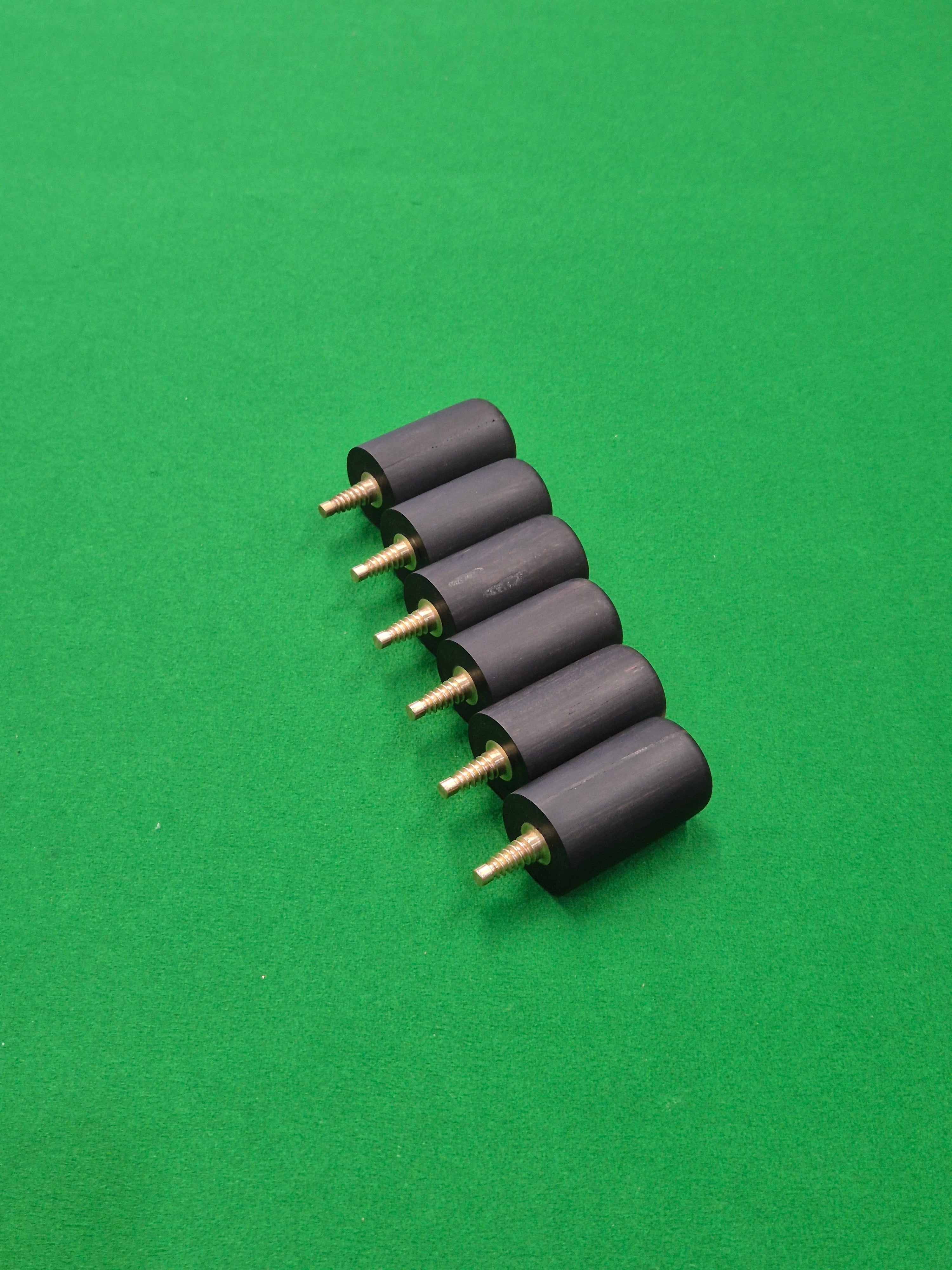 Thai Spiral Thread 2" Ebony Mini Butt [WHX-3]