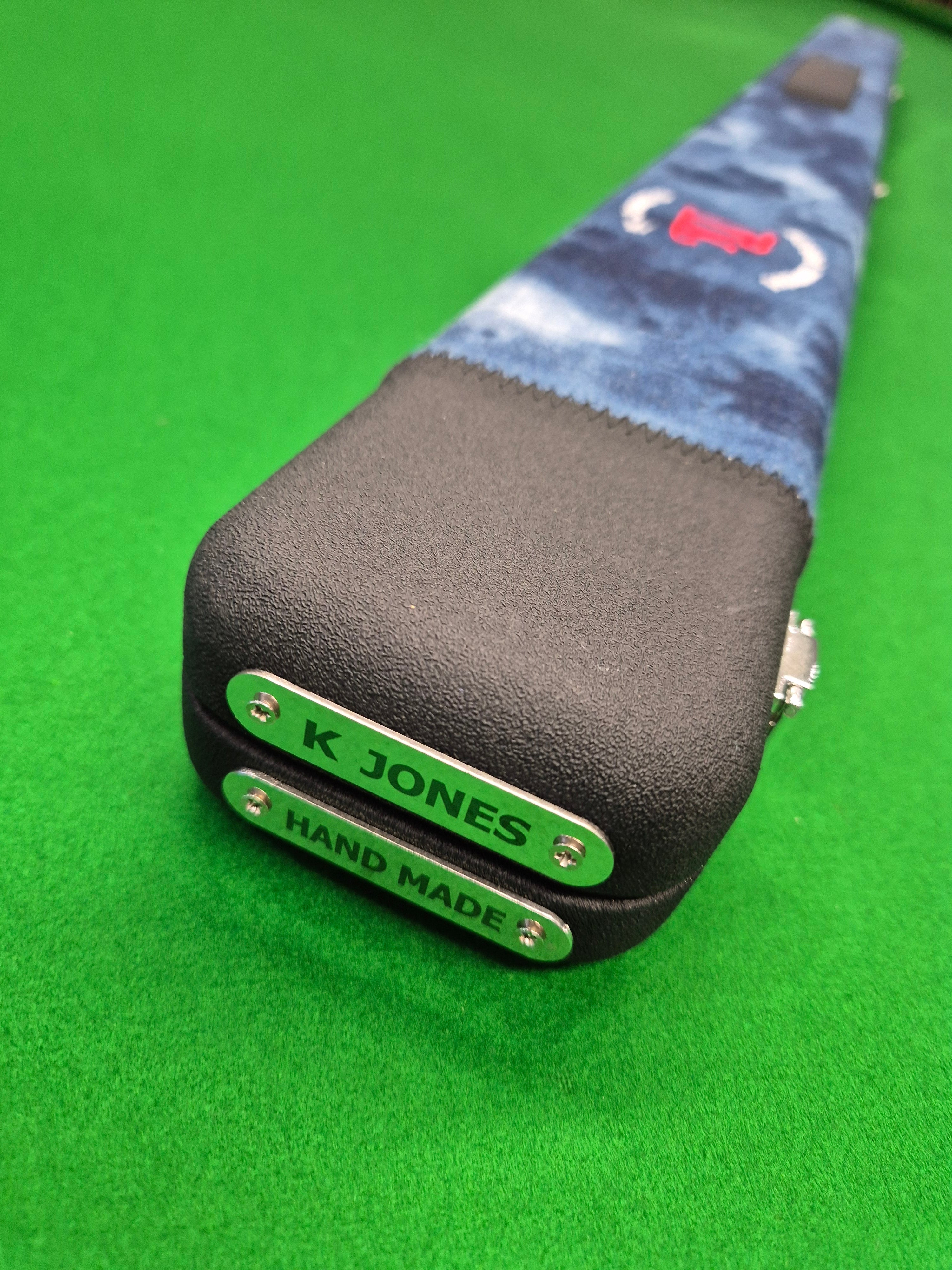 3/4 2 Slot Synthetic Leather Blue Denim [KJSY17]