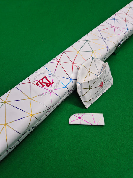 1 Piece 2 Slot Synthetic Leather Case Matching Chalk Pouch & Tip Protector [KJS03]