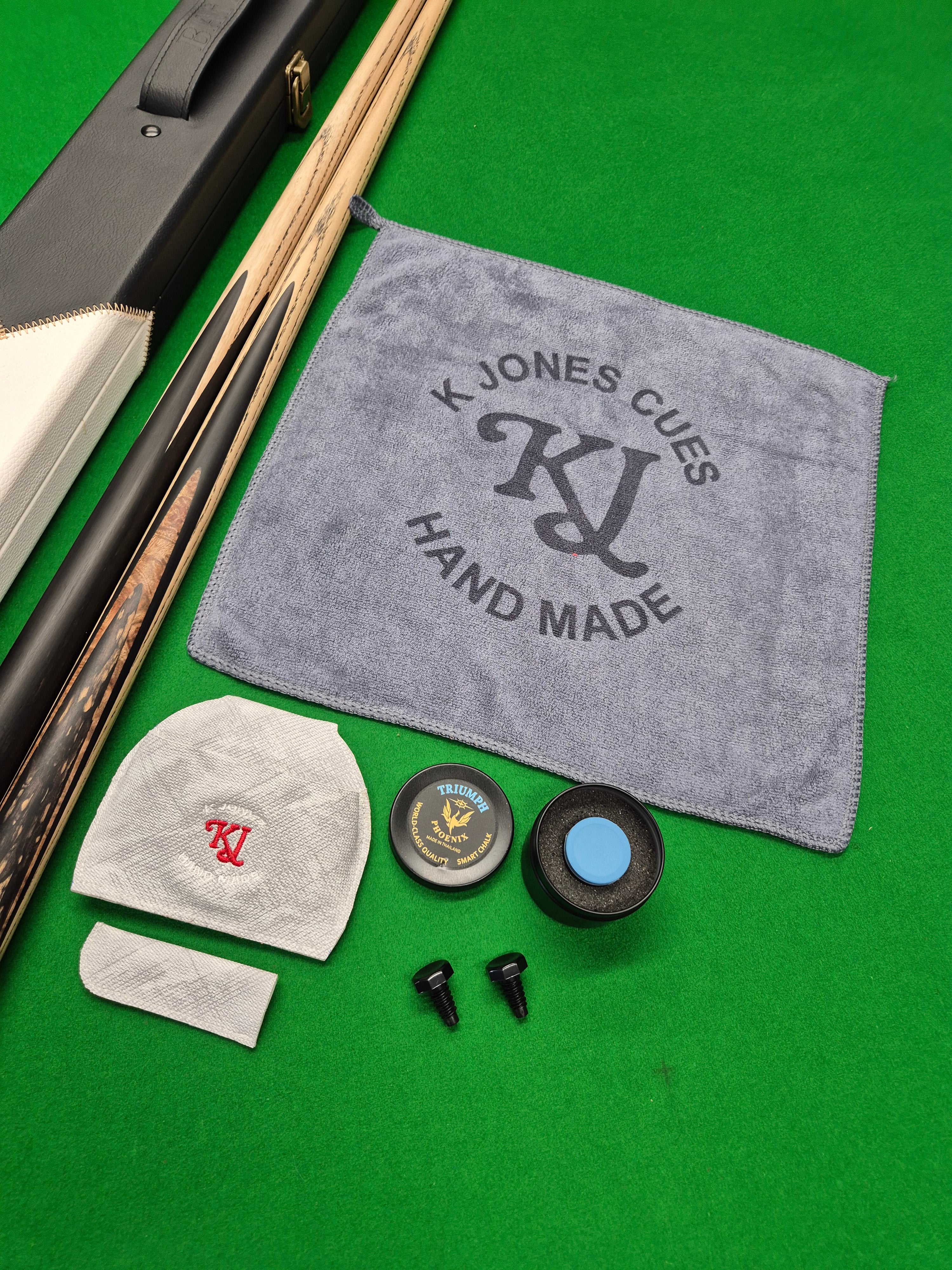 New Junior KJ Cue, Break Cue & Case Set With Accessories