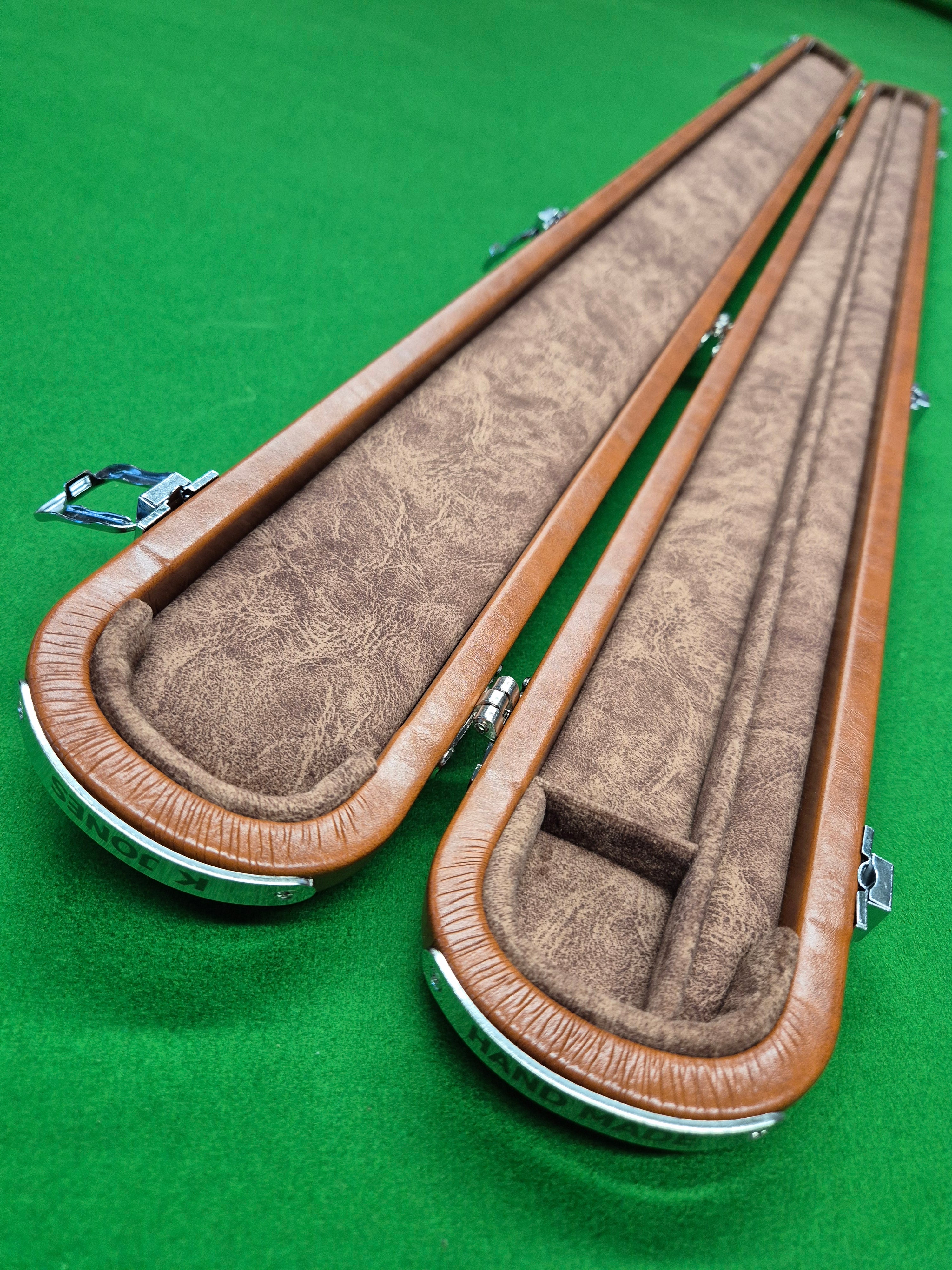 3/4 2 Slot Synthetic Leather Brown [KJC-45]