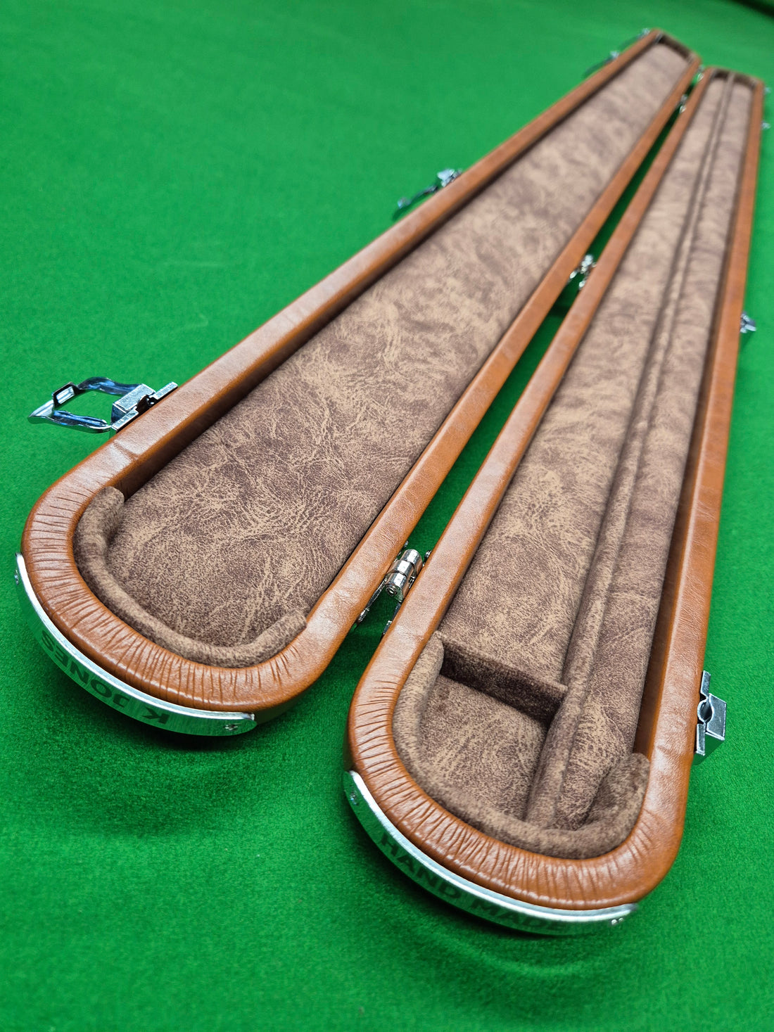 3/4 2 Slot Synthetic Leather Brown [KJC-45]