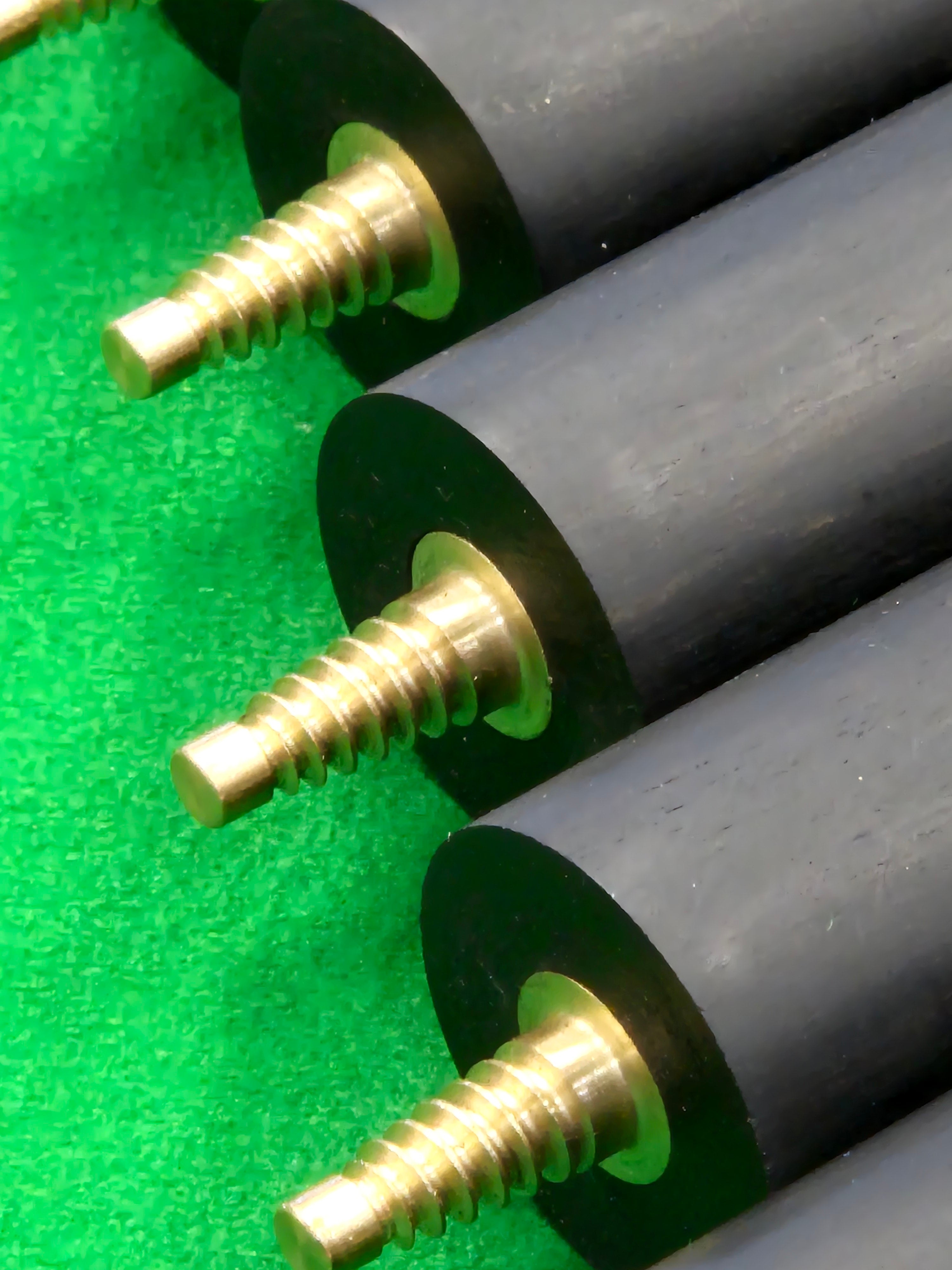 KJ Thai Spiral Thread 6" Ebony Mini Butt [KJX-1]
