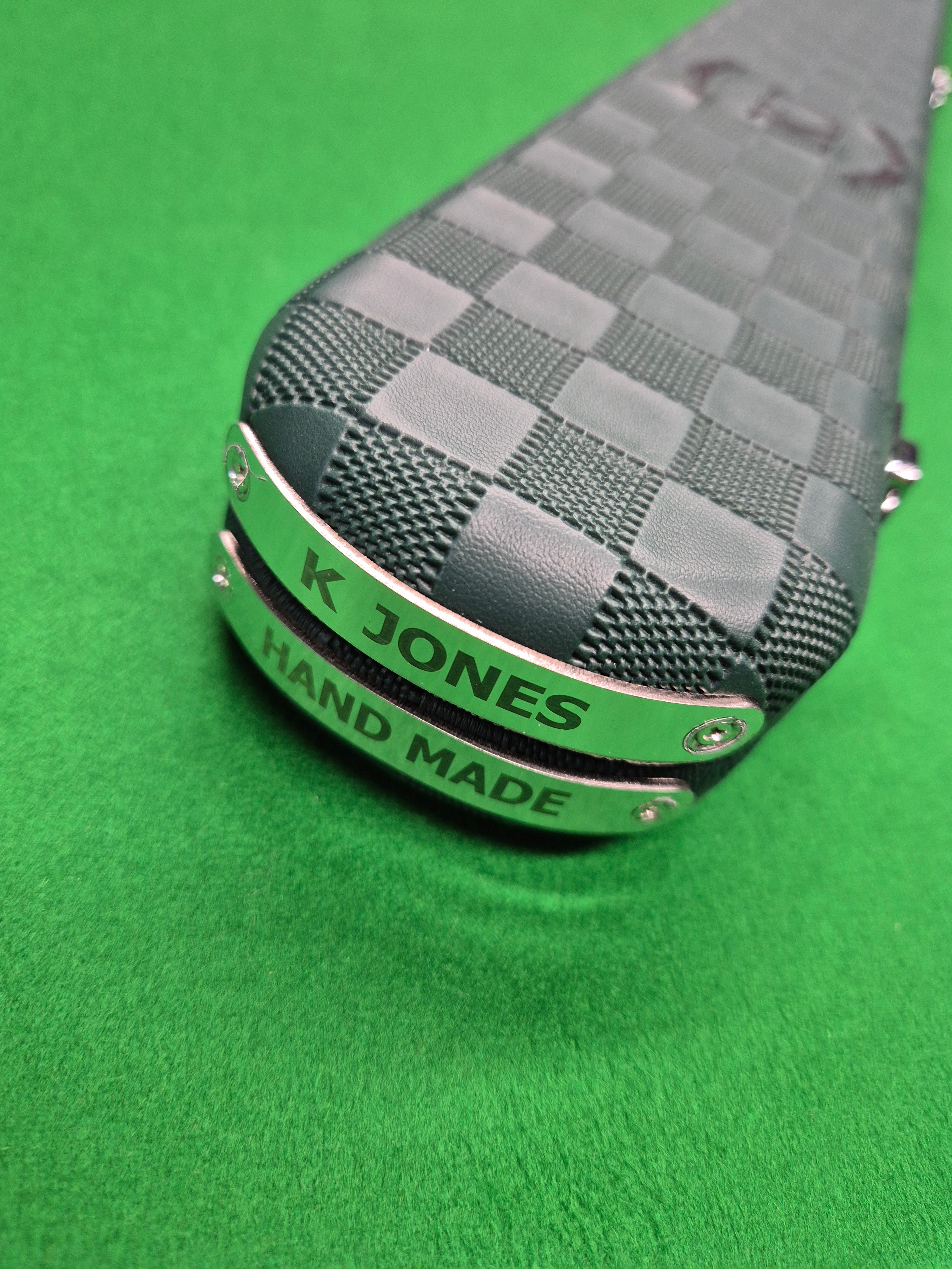 3/4 2 Slot Synthetic Leather Green [KJC-40]