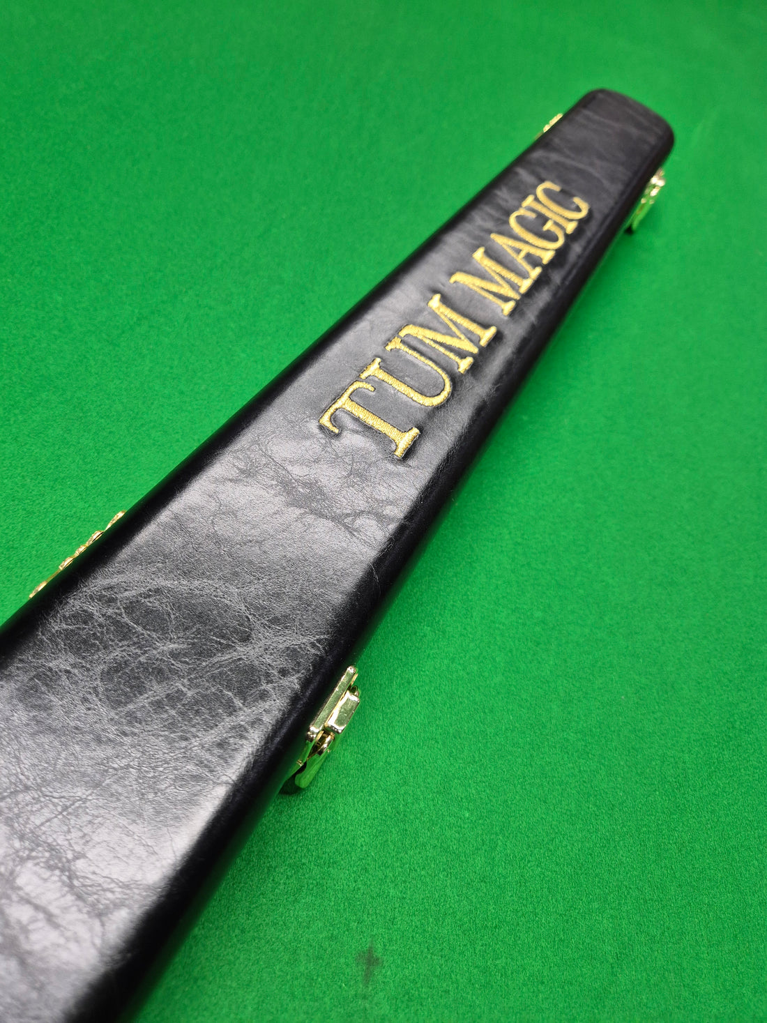 1 Piece 2 Slot Synthetic Leather Professional Black [TMCC3]