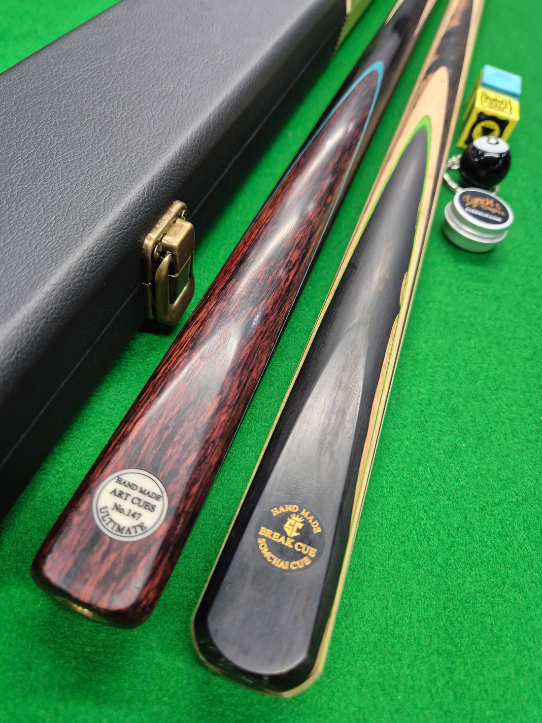 New Art Ultimate Playing Cue, Break Cue & Case Set with Accessories