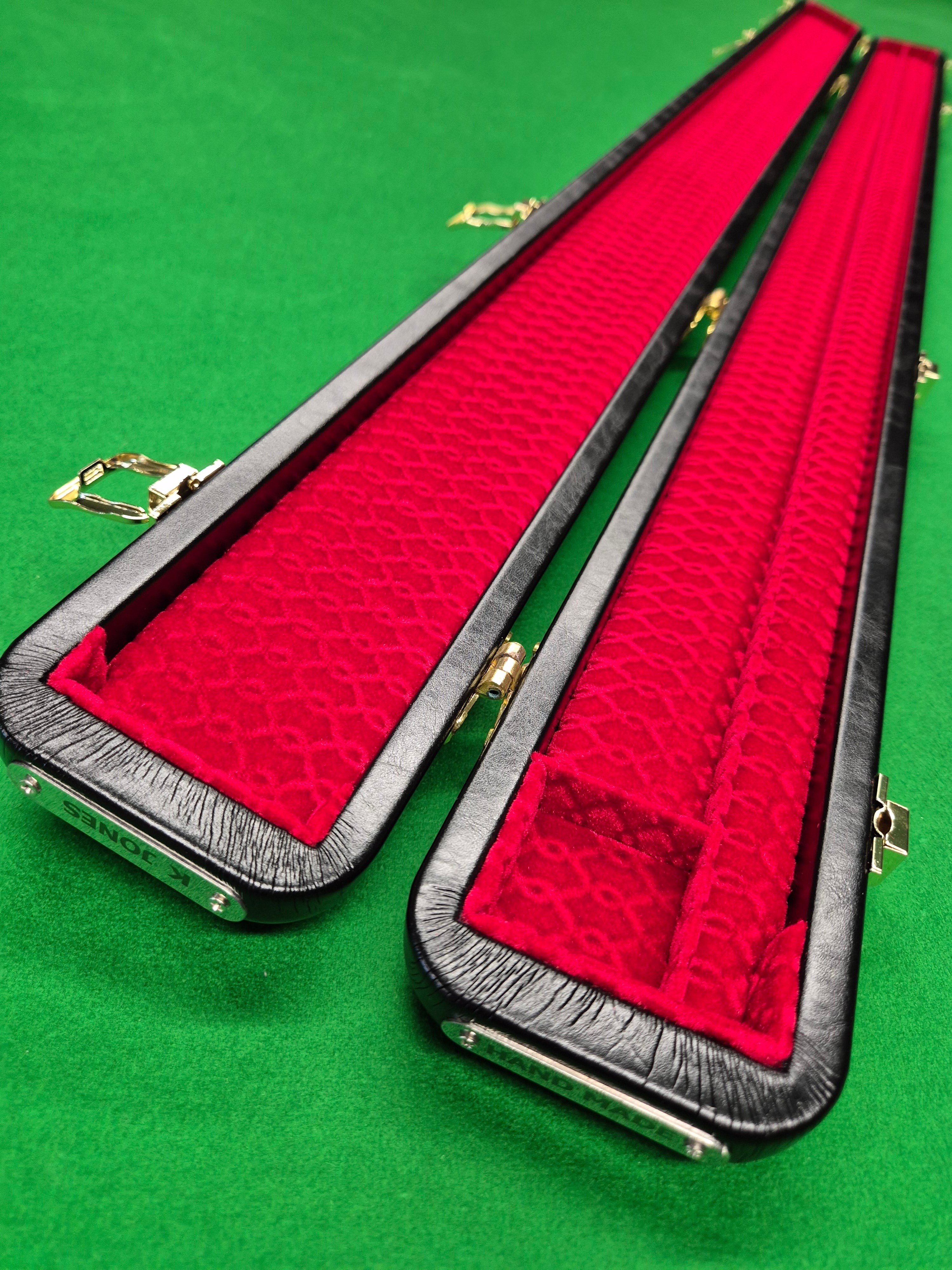 3/4 2 Slot Synthetic Leather Black [KJC-35]