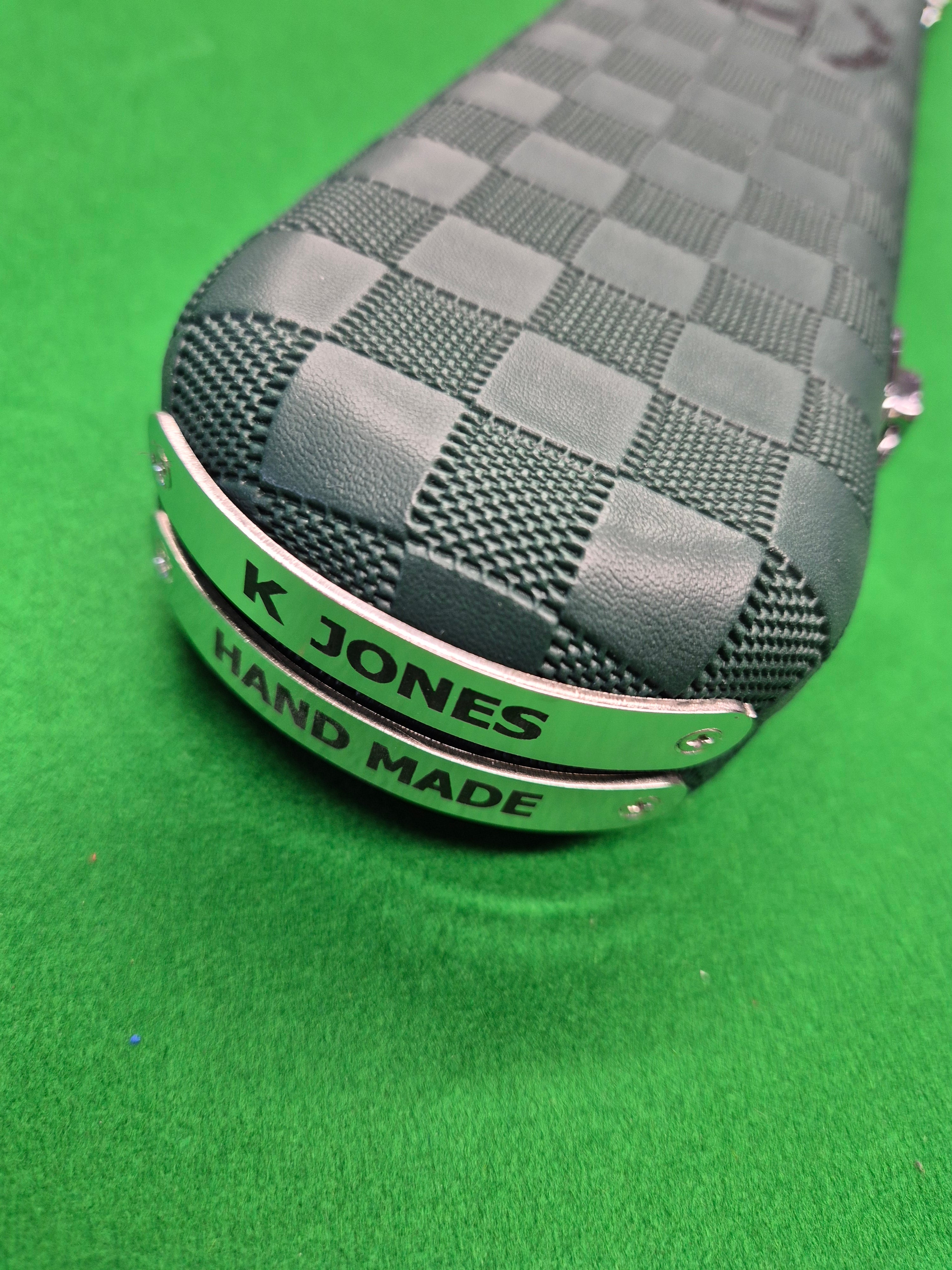 3/4 2 Slot Synthetic Leather Green [KJC-41]