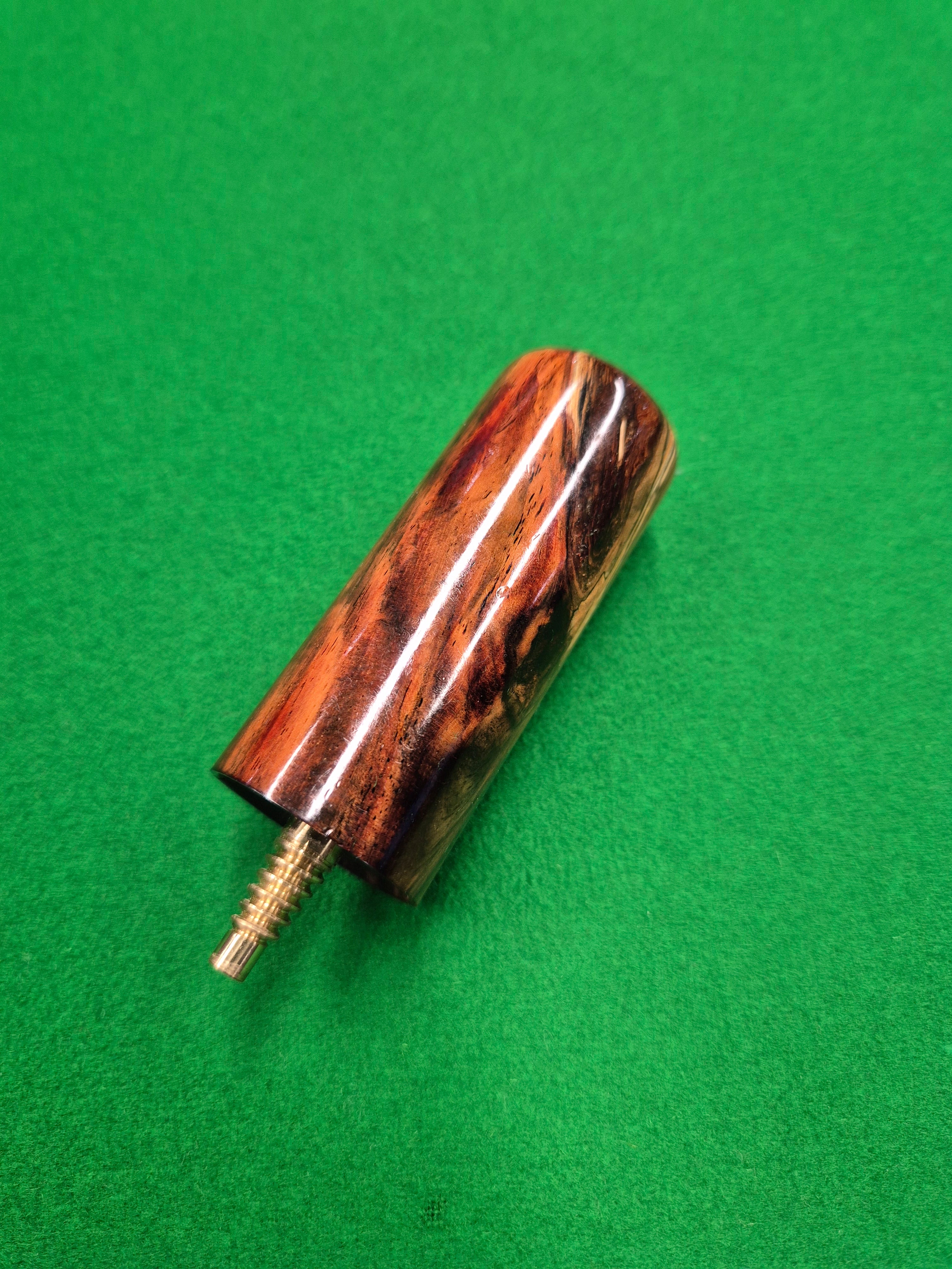 Thai Spiral Thread 3" Exotic Wood Mini Butt [WHX-6]