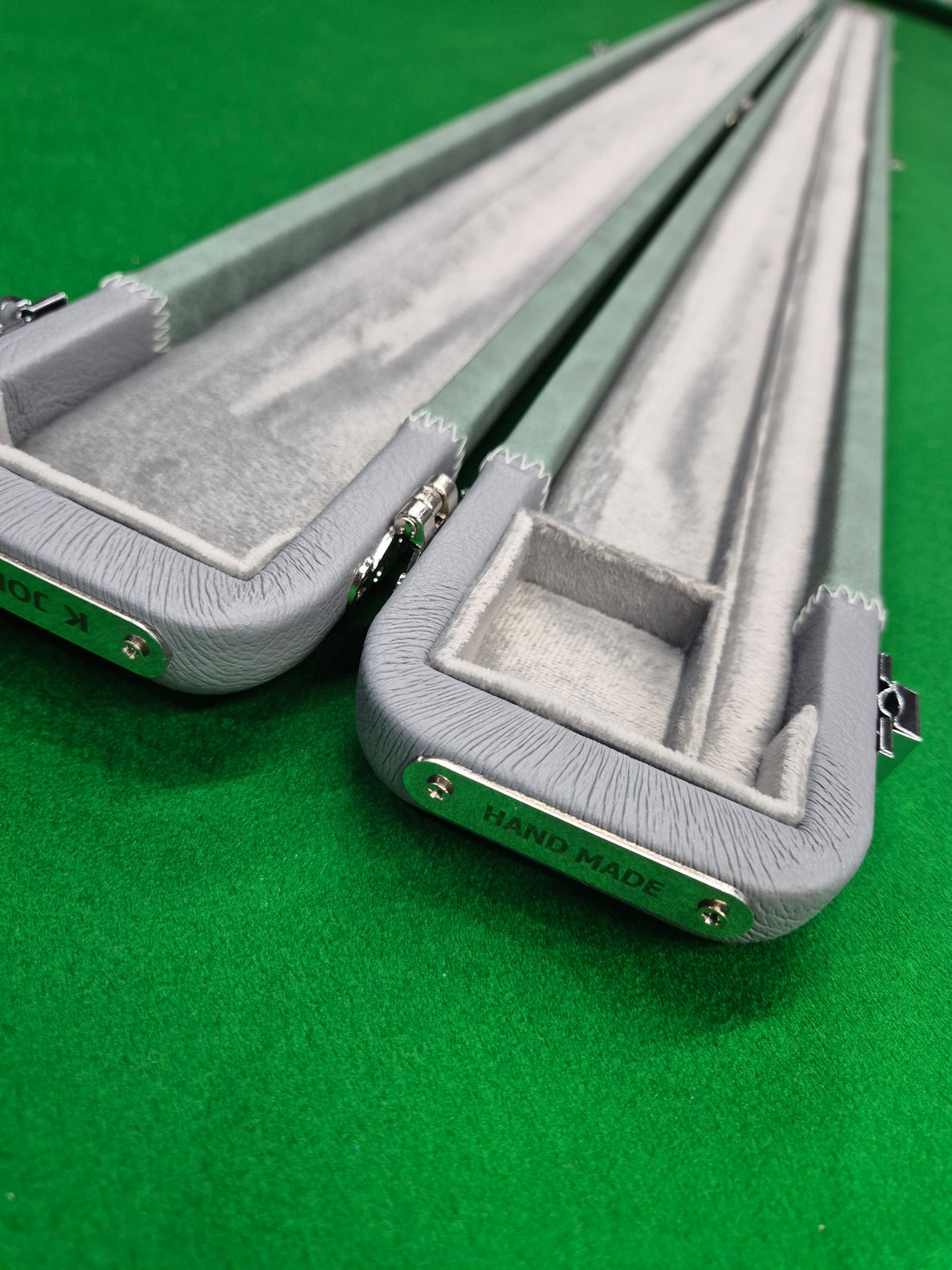 1 Piece 2 Slot Synthetic Leather Green [1KJS19]