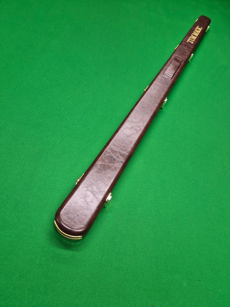 1 Piece 2 Slot Synthetic Leather Professional Dark Brown [TMCC2]
