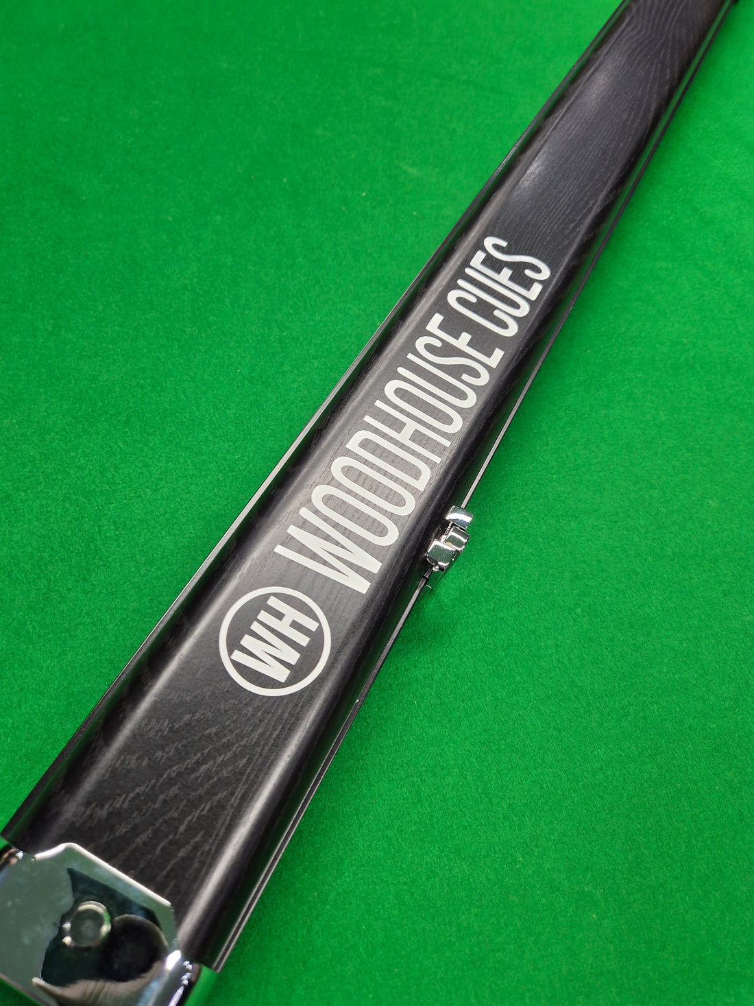 1 Piece 2 Slot Aluminium Slimline Black Woodgrain 1KJA03