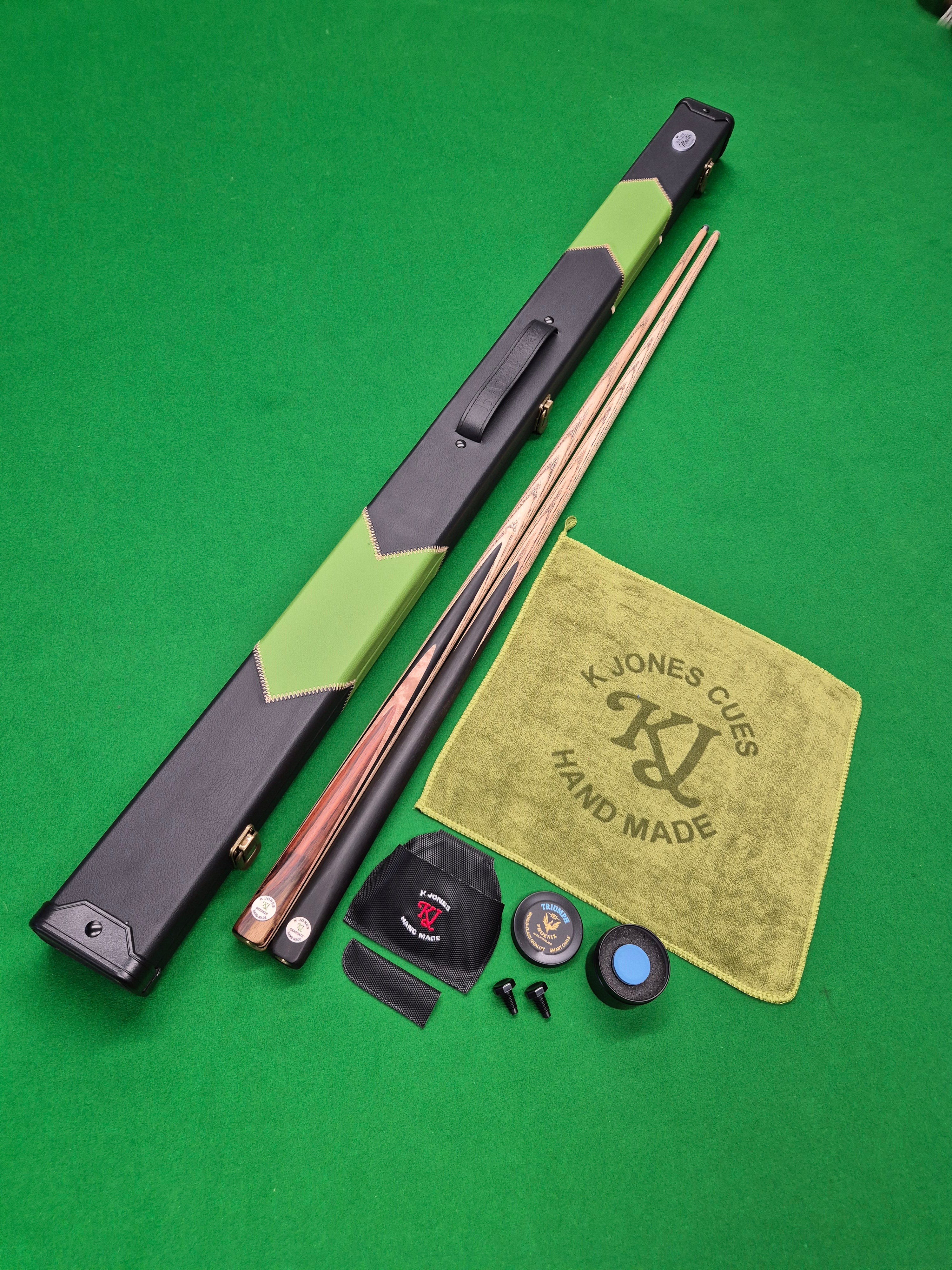 New Junior KJ Cue, Break Cue & Case Set With Accessories