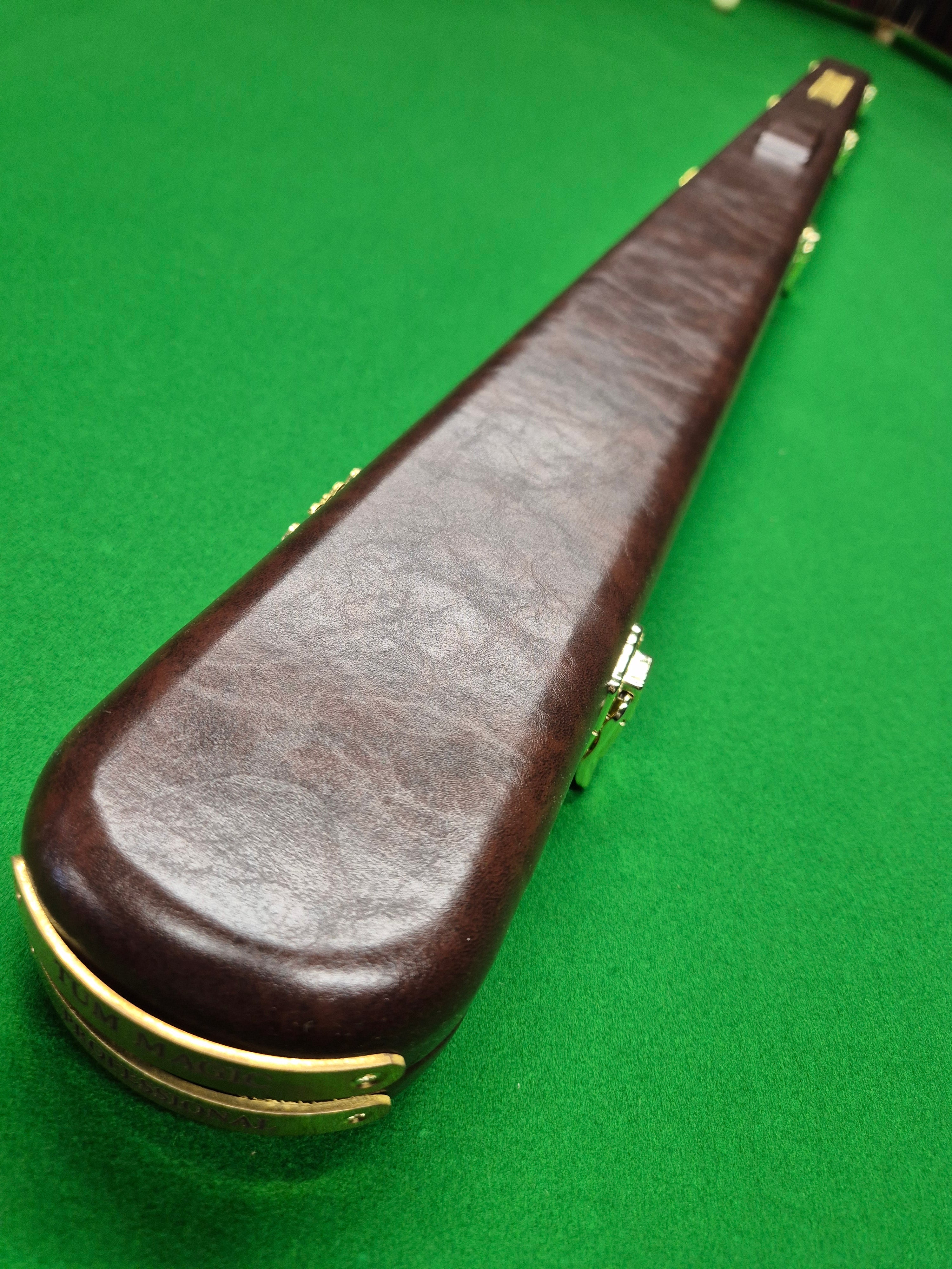 1 Piece 2 Slot Synthetic Leather Professional Dark Brown [TMCC2]
