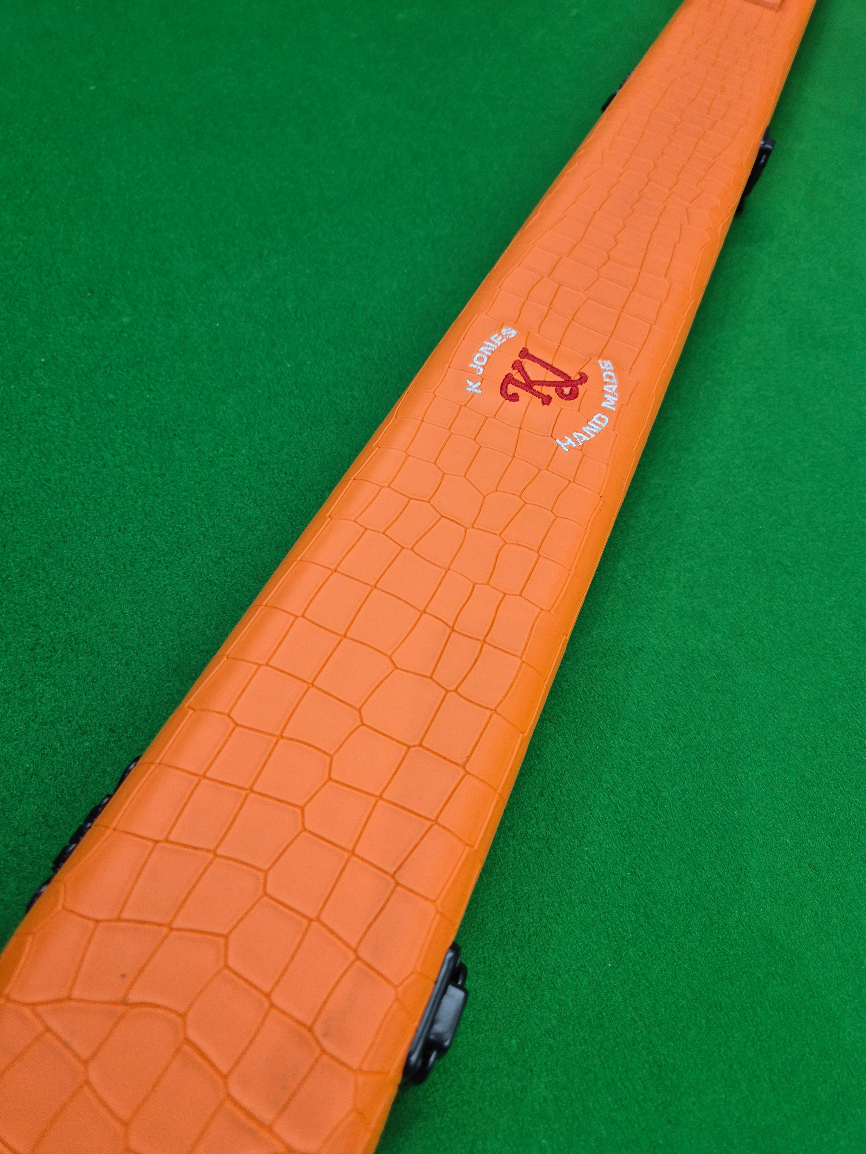 1 Piece 2 Slot Synthetic Leather Orange [1KJS25]