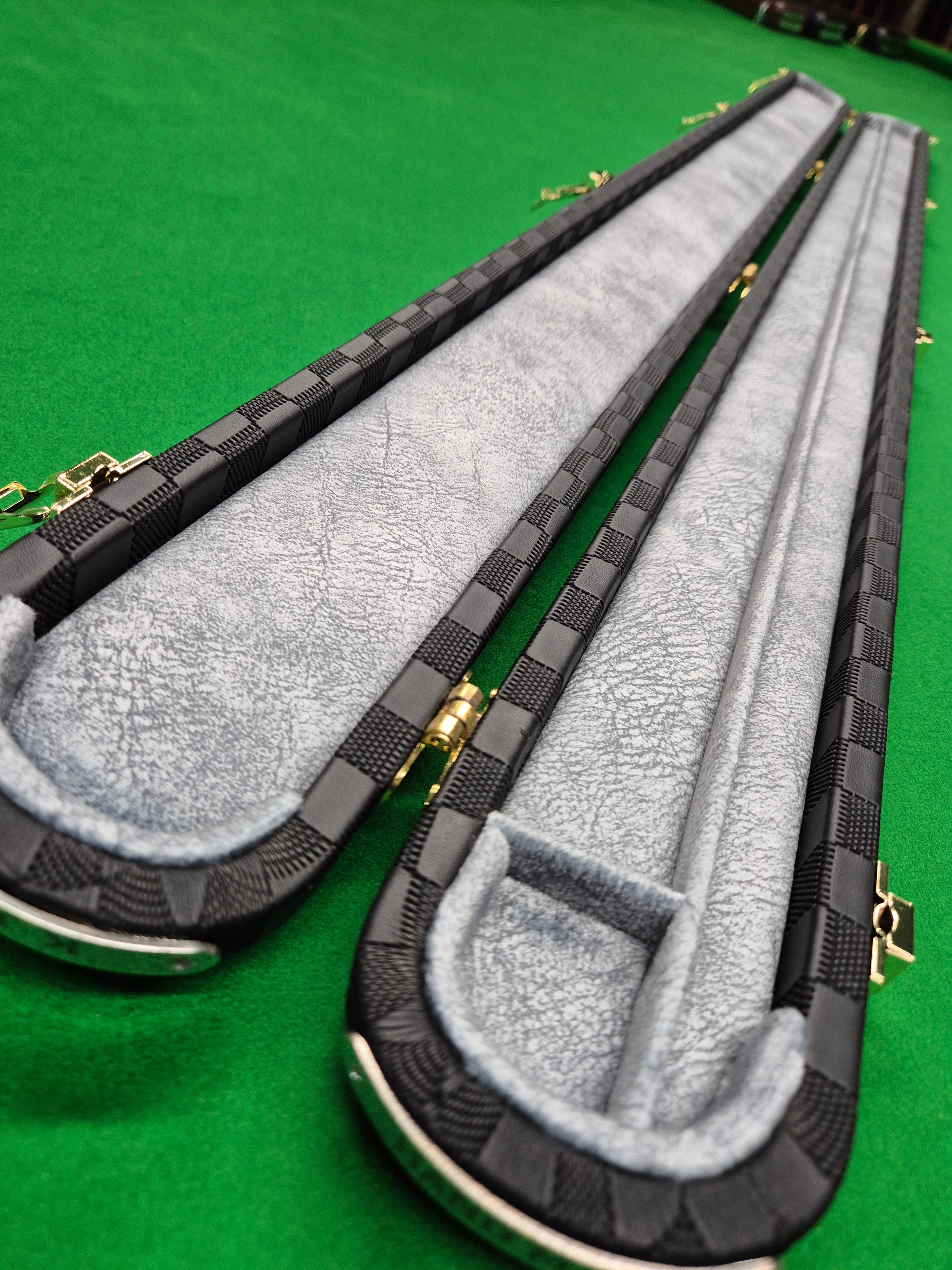 3/4 2 Slot Synthetic Leather Black [KJC-39]