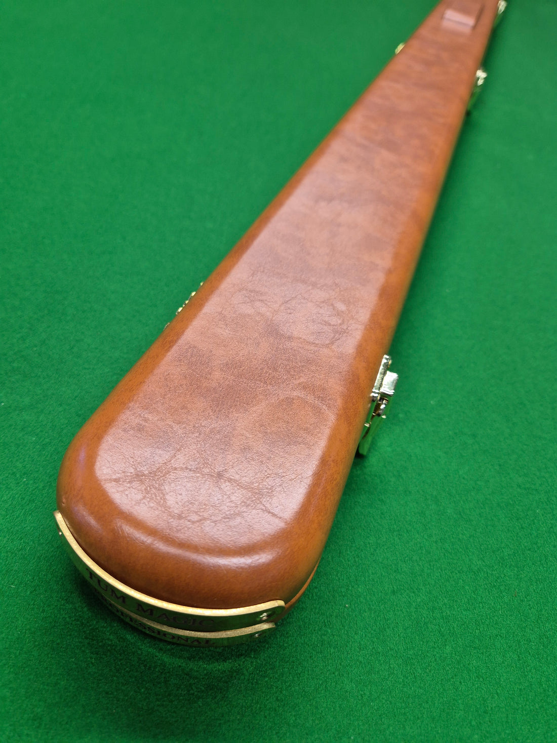 1 Piece 2 Slot Synthetic Leather Professional Brown [TMCC1]