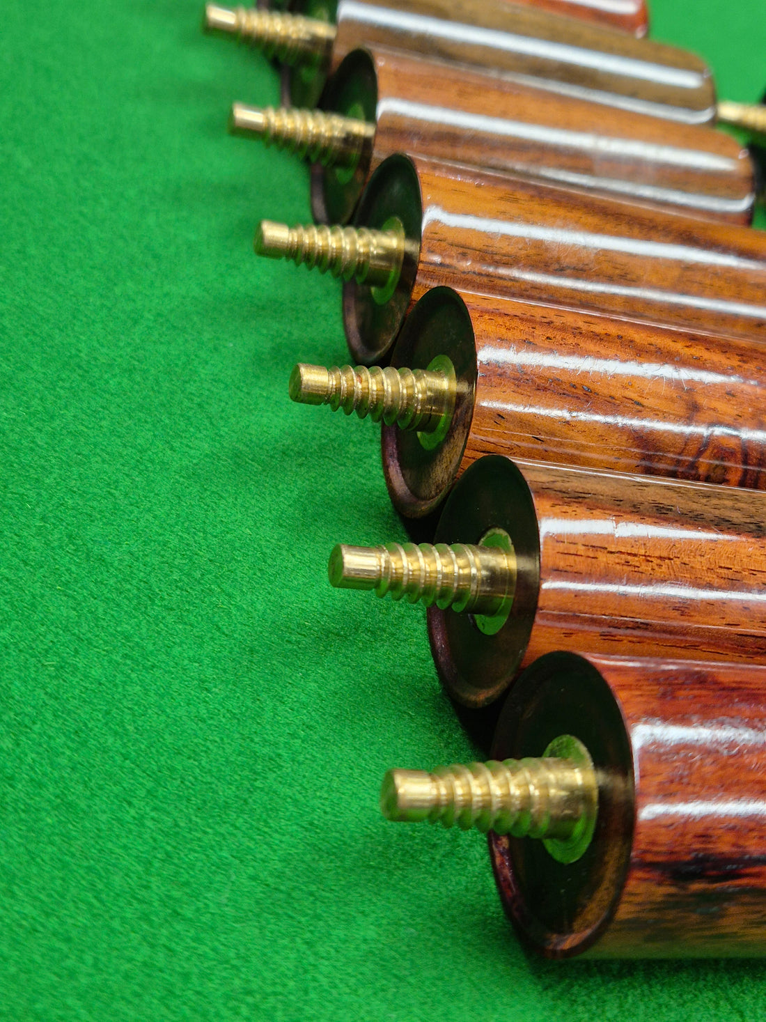 Thai Spiral Thread 3" Exotic Wood Mini Butt [WHX-6]
