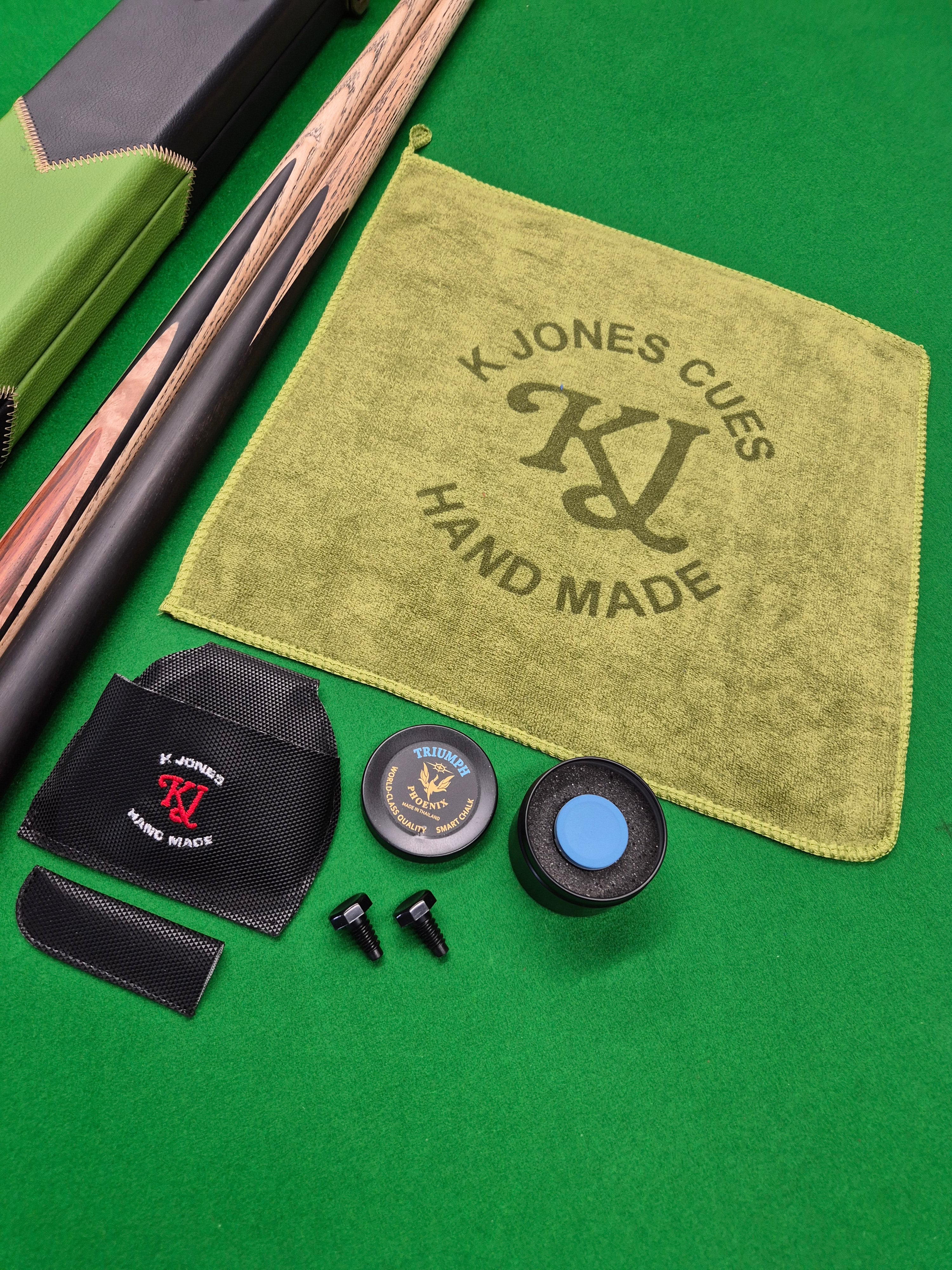 New Junior KJ Cue, Break Cue & Case Set With Accessories