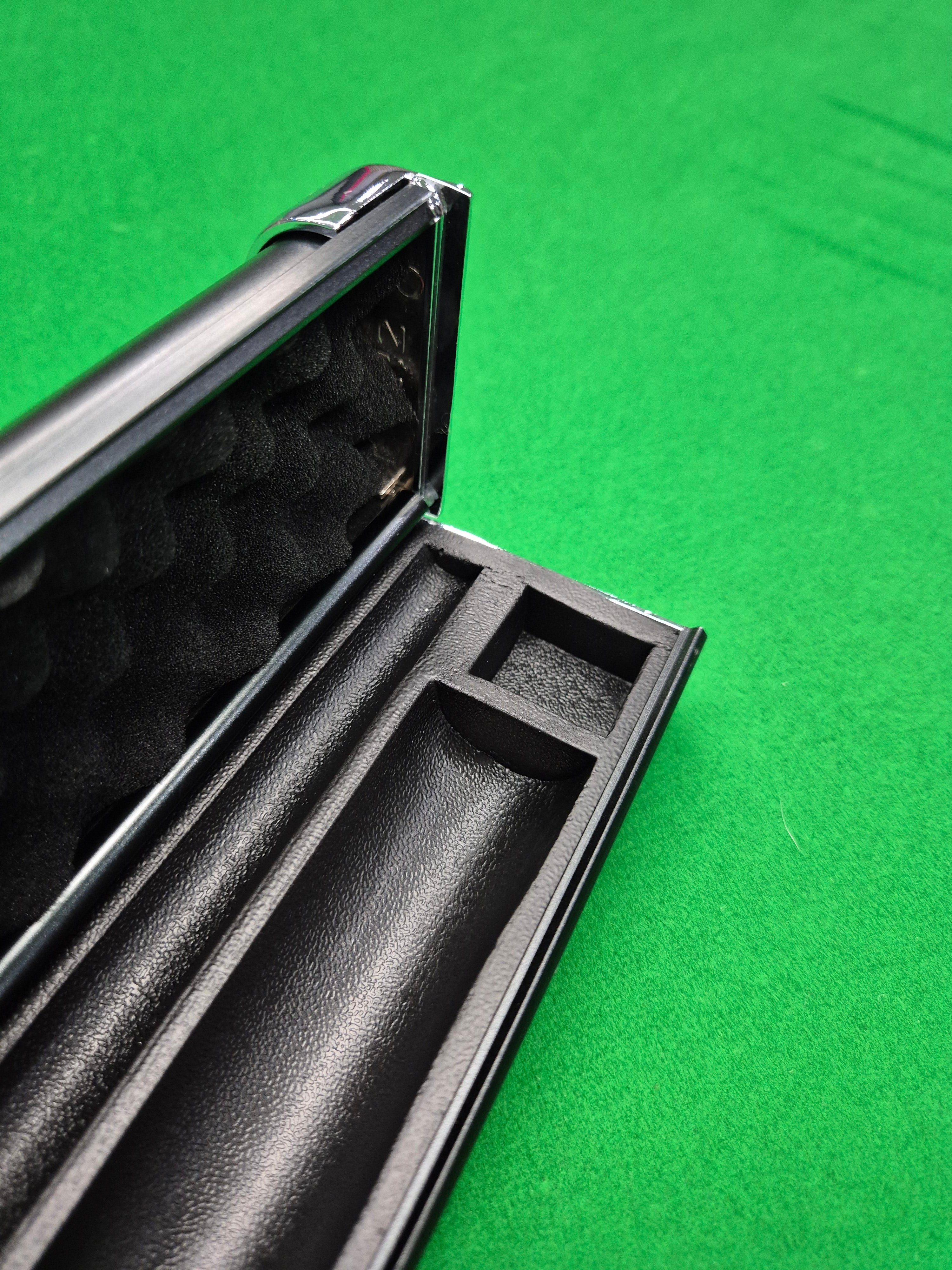 1 Piece 2 Slot Aluminium Slimline Black 1KJA01