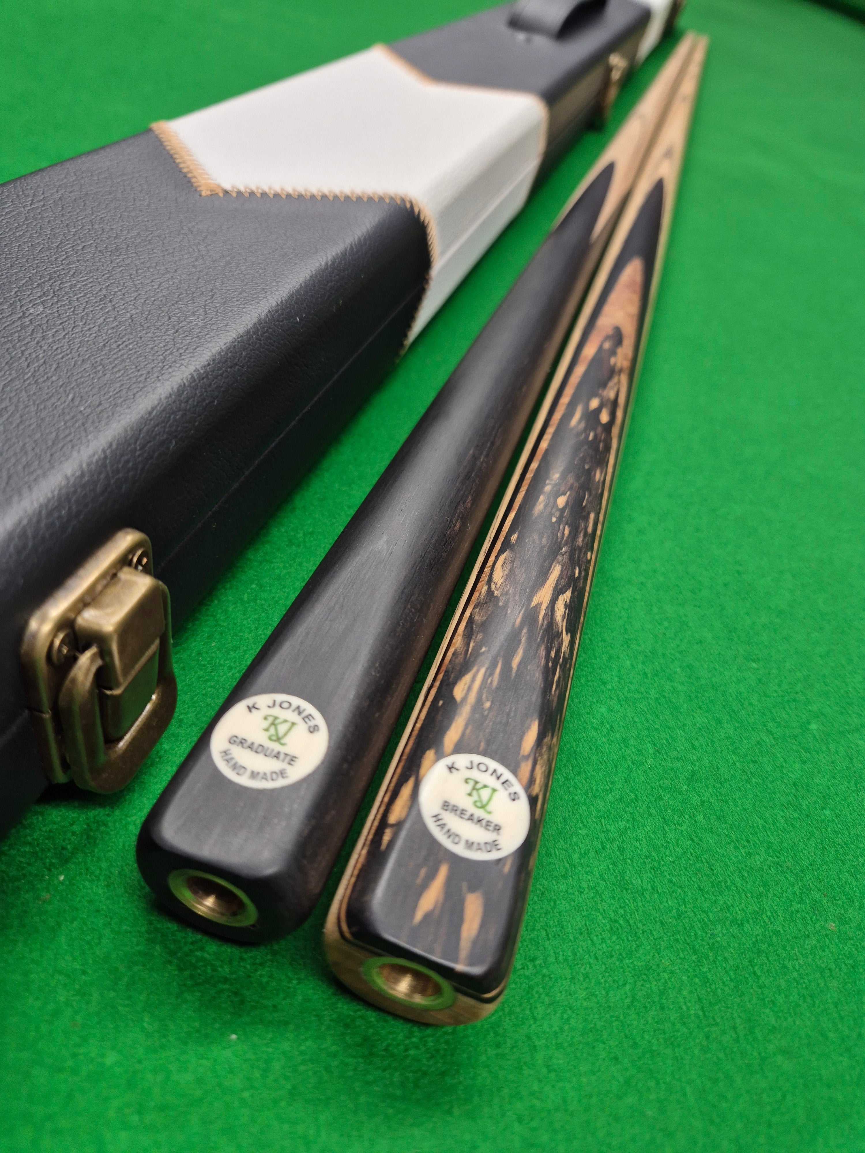 New Junior KJ Cue, Break Cue & Case Set With Accessories