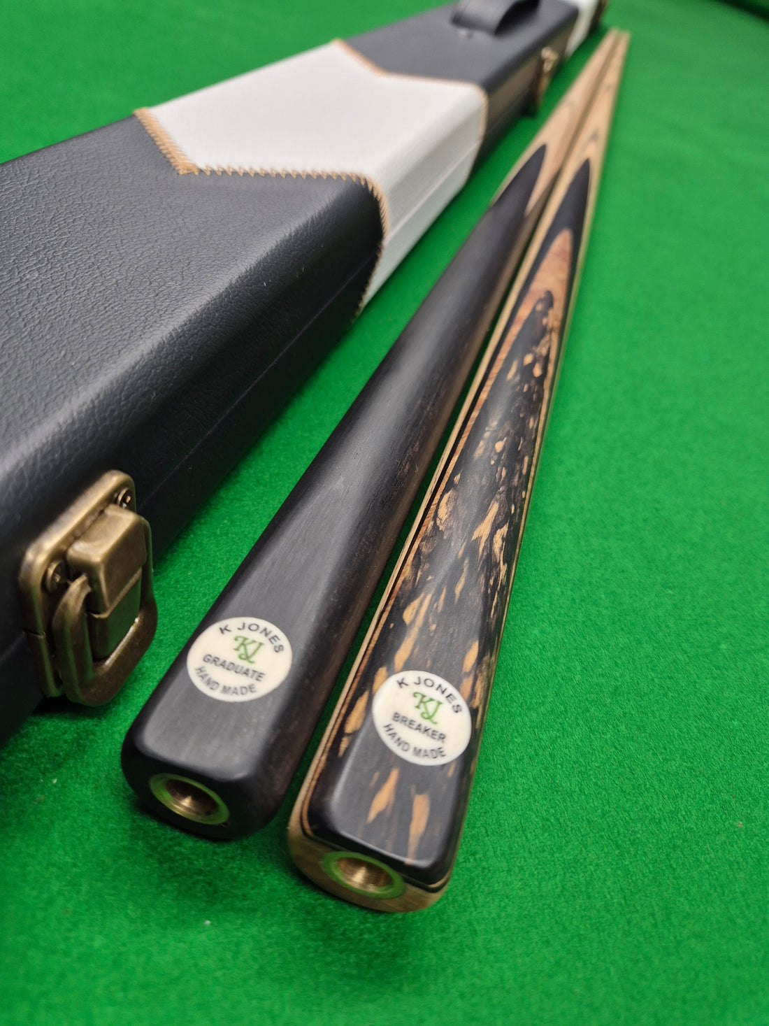 New Junior KJ Cue, Break Cue & Case Set With Accessories