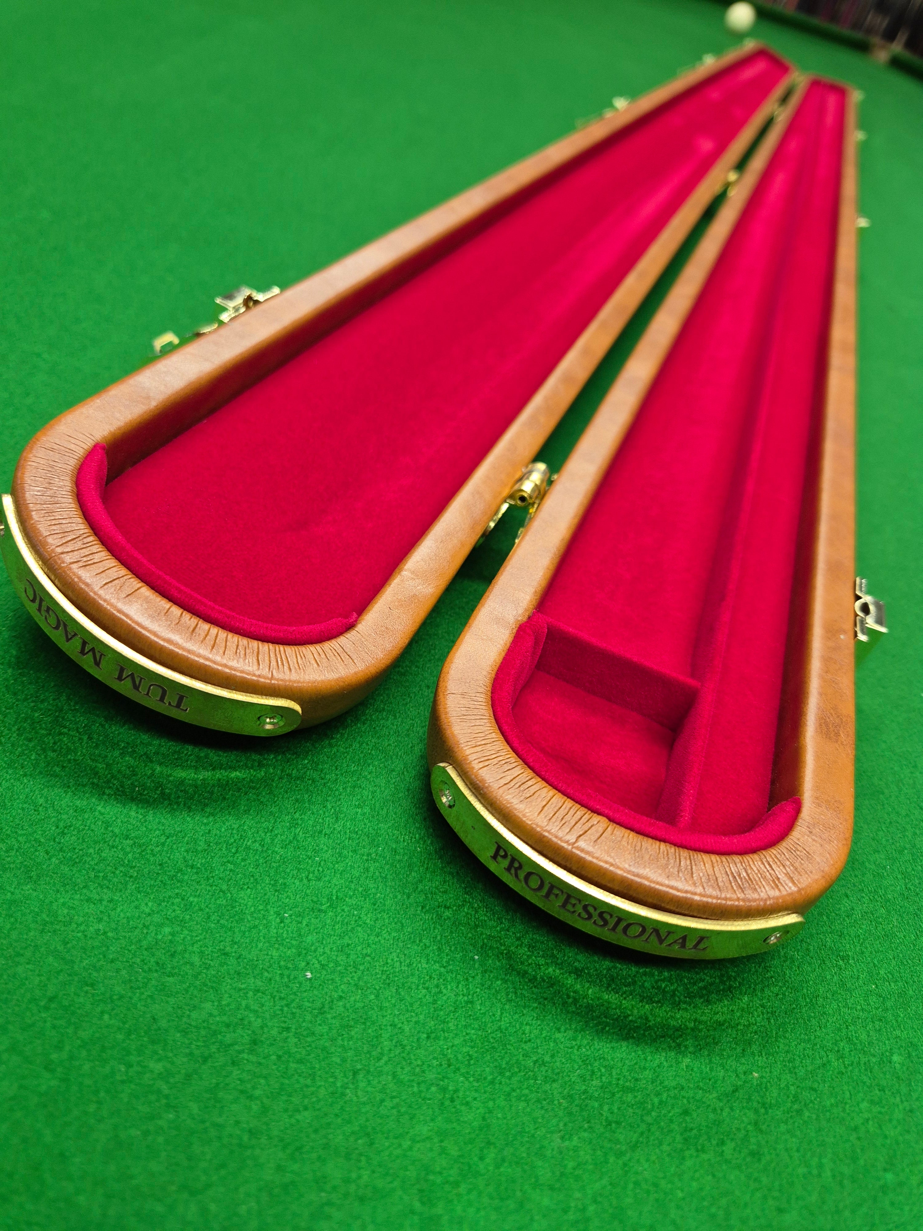 1 Piece 2 Slot Synthetic Leather Professional Brown [TMCC1]