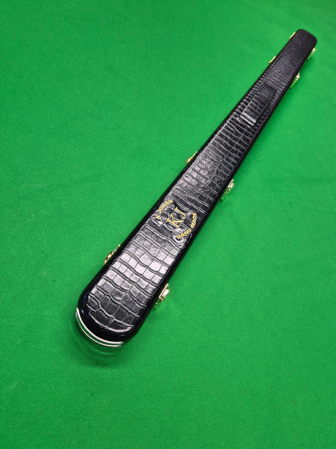 3/4 2 Slot Synthetic Leather Black [KJC-44]