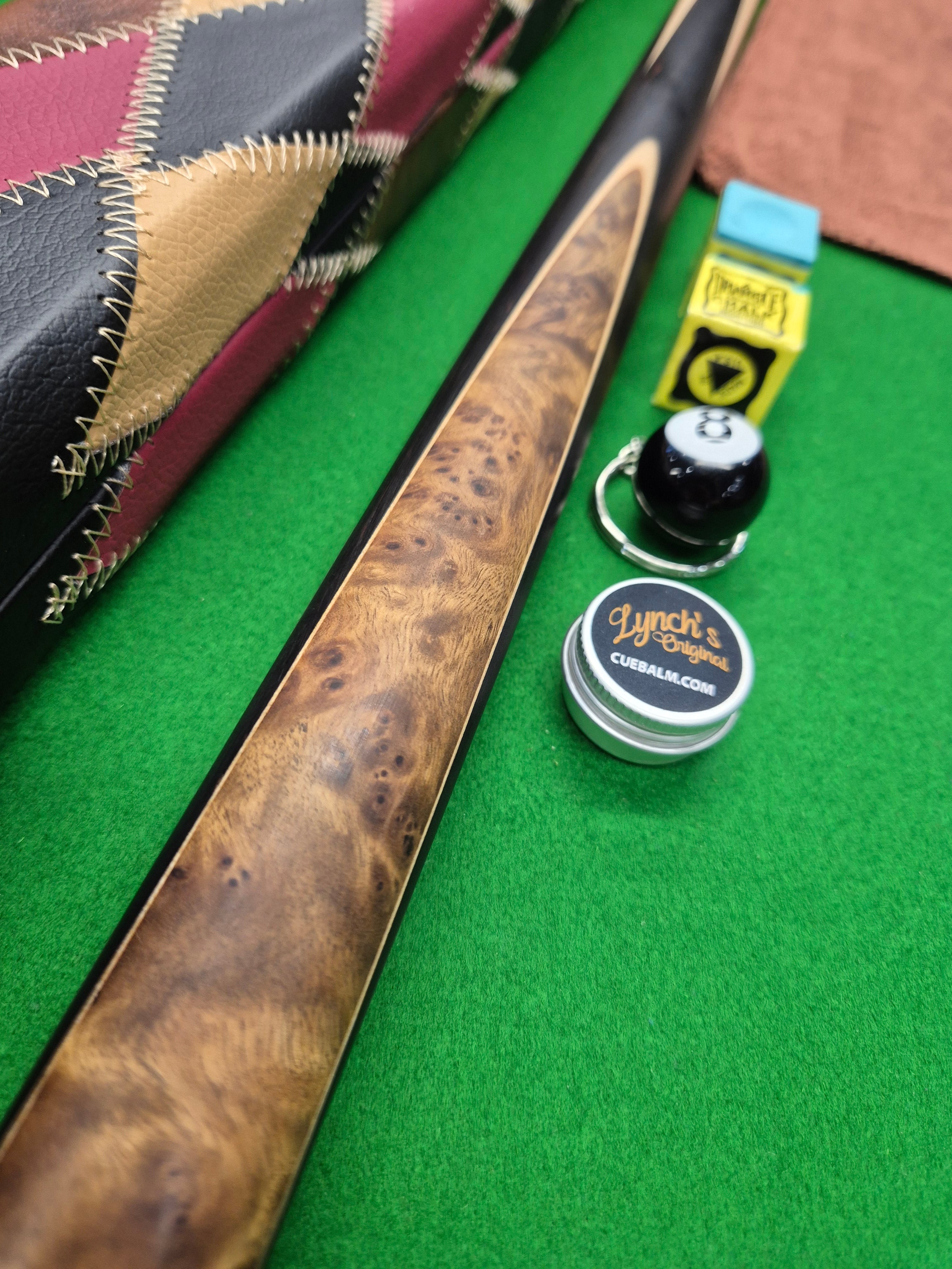 New Six Red Hells Ultimate Pool Cue & Case with Accessories