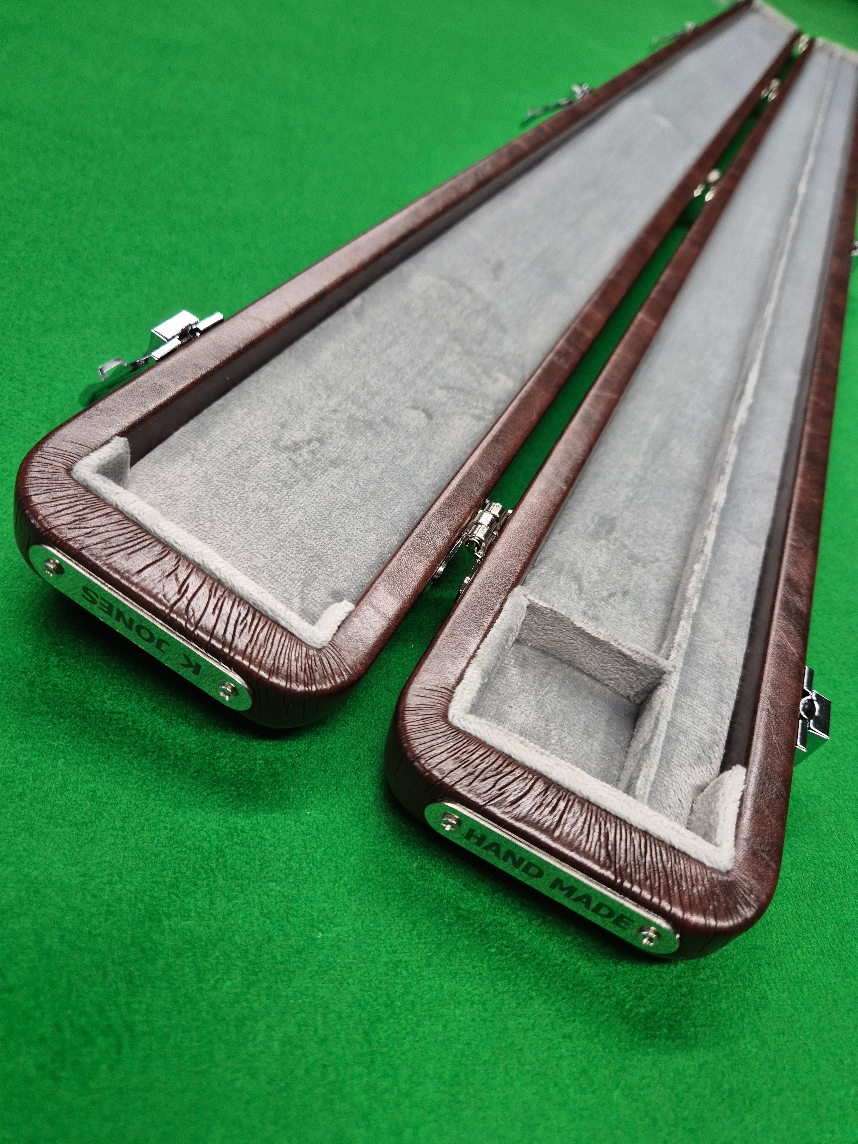 3/4 2 Slot Synthetic Leather Brown [KJC-34]