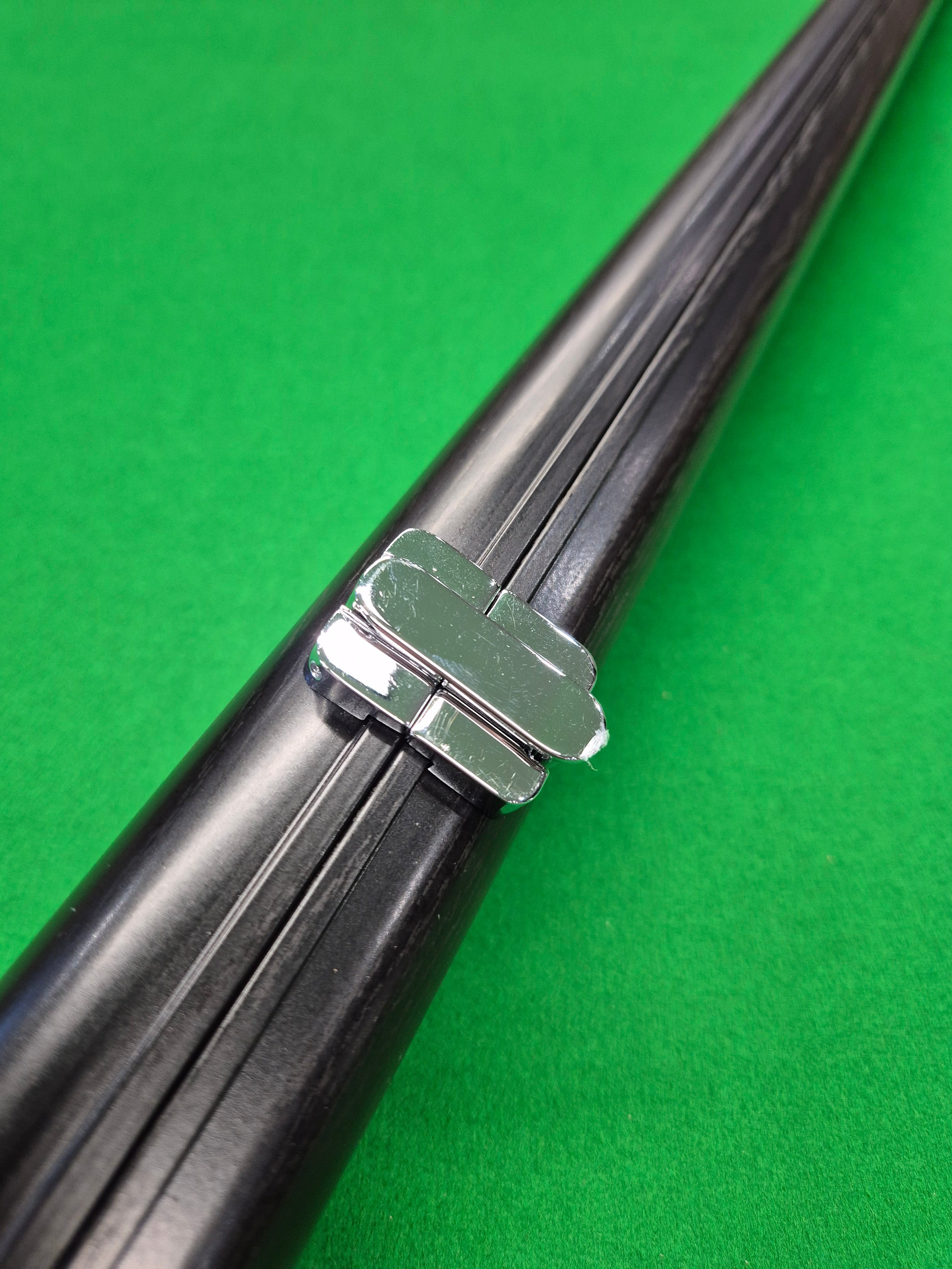 1 Piece 2 Slot Aluminium Slimline Black Woodgrain [WHC5]