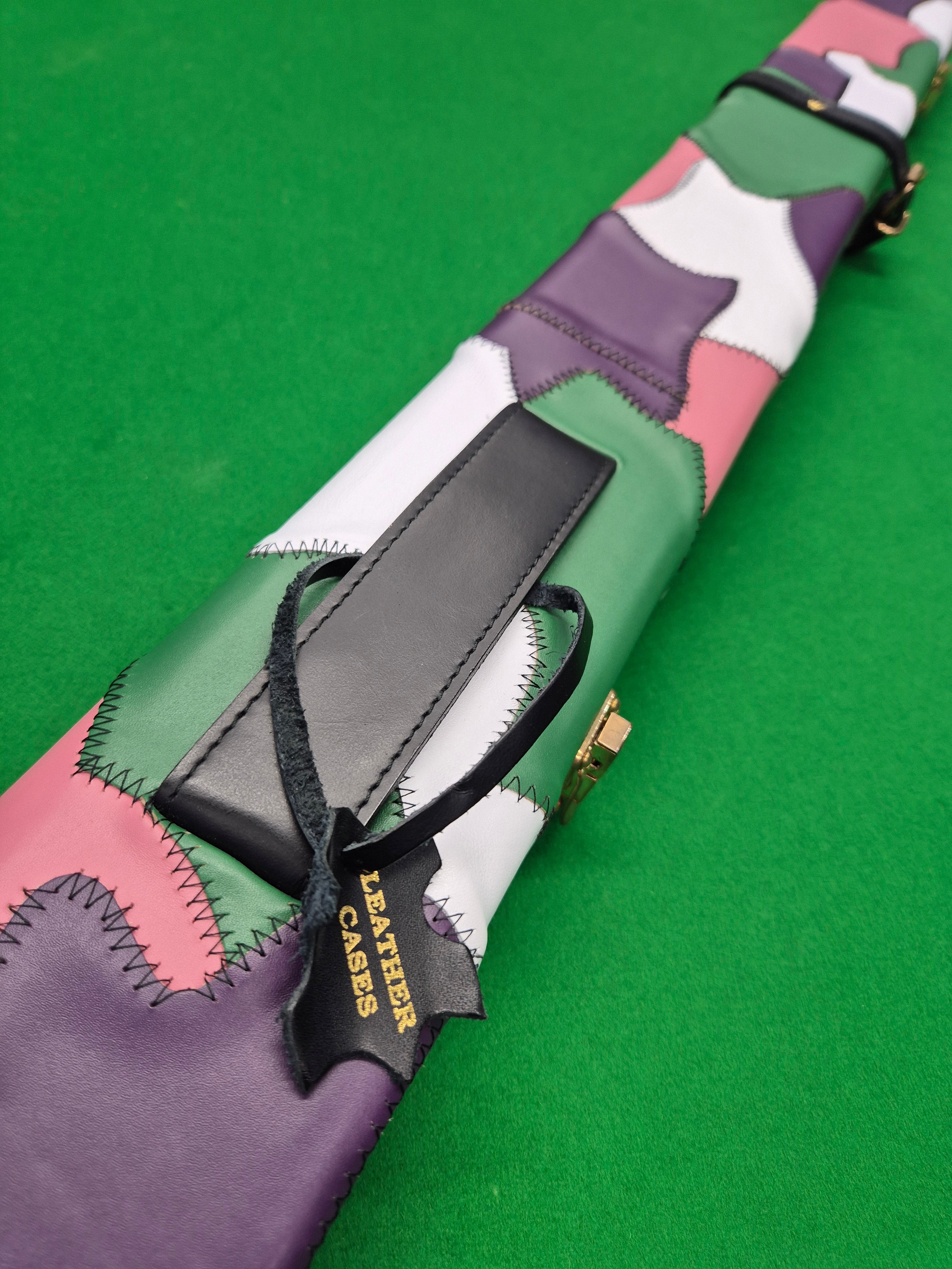 1 Piece 2 Slot Genuine Patchwork Leather [TPC-3]