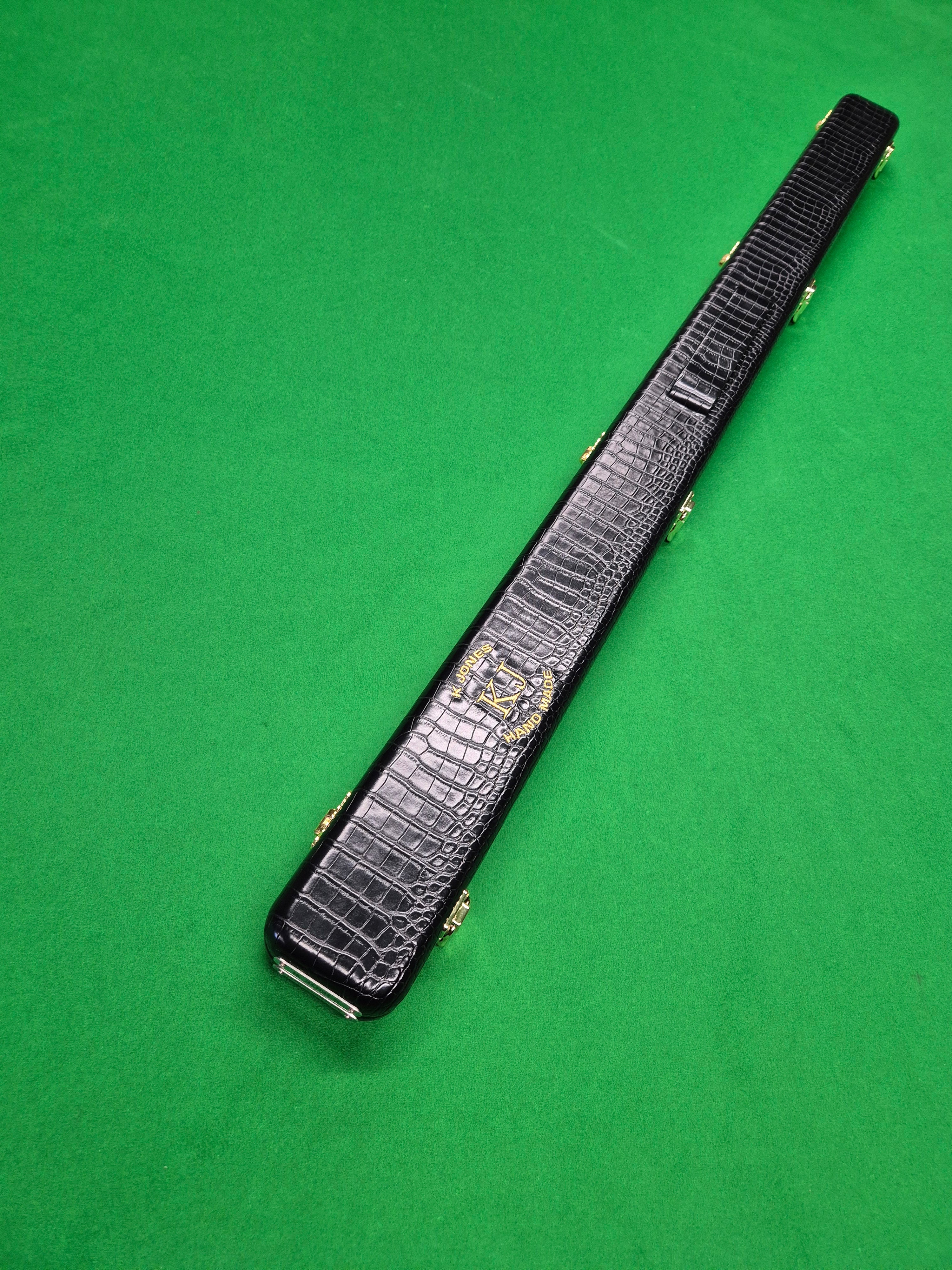 3/4 2 Slot Synthetic Leather Black [KJC-38]