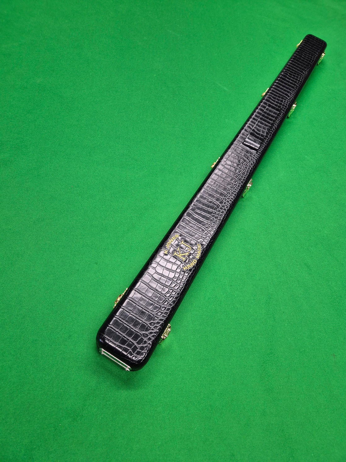 3/4 2 Slot Synthetic Leather Black [KJC-38]