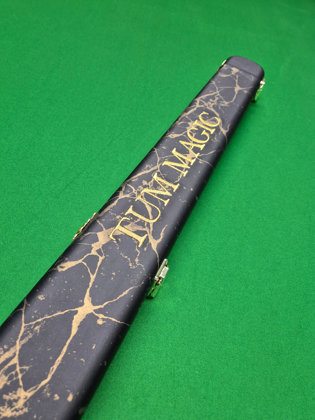 1 Piece 2 Slot Synthetic Black & Gold [TMCC4]