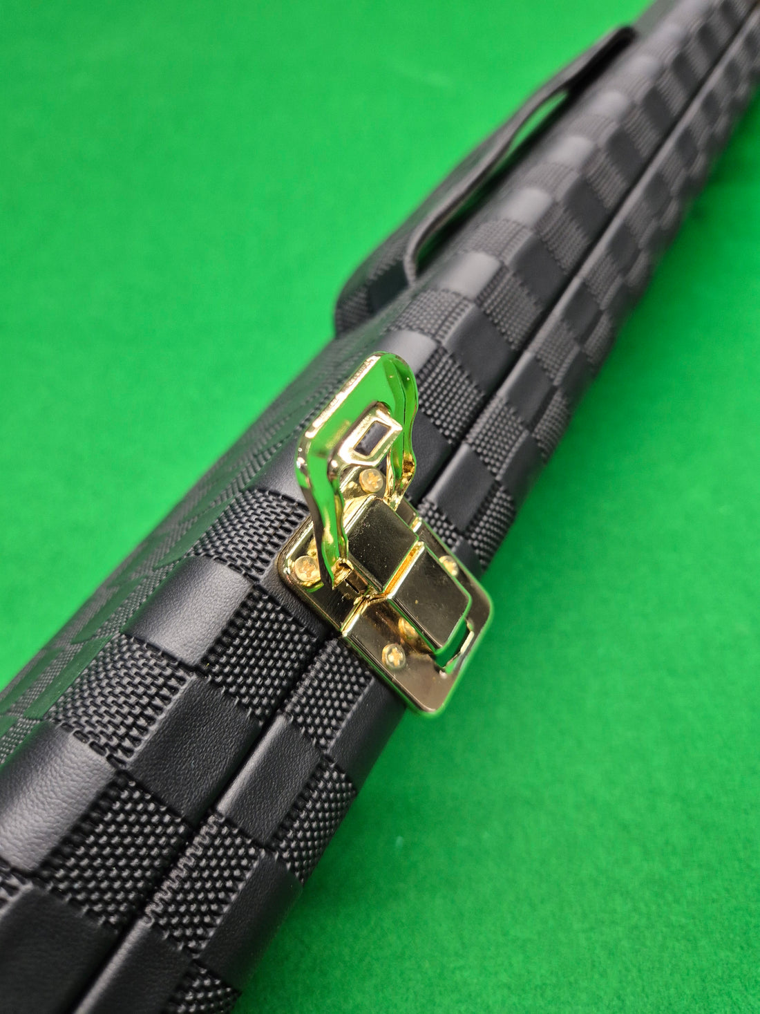 3/4 2 Slot Synthetic Leather Black [KJC-39]
