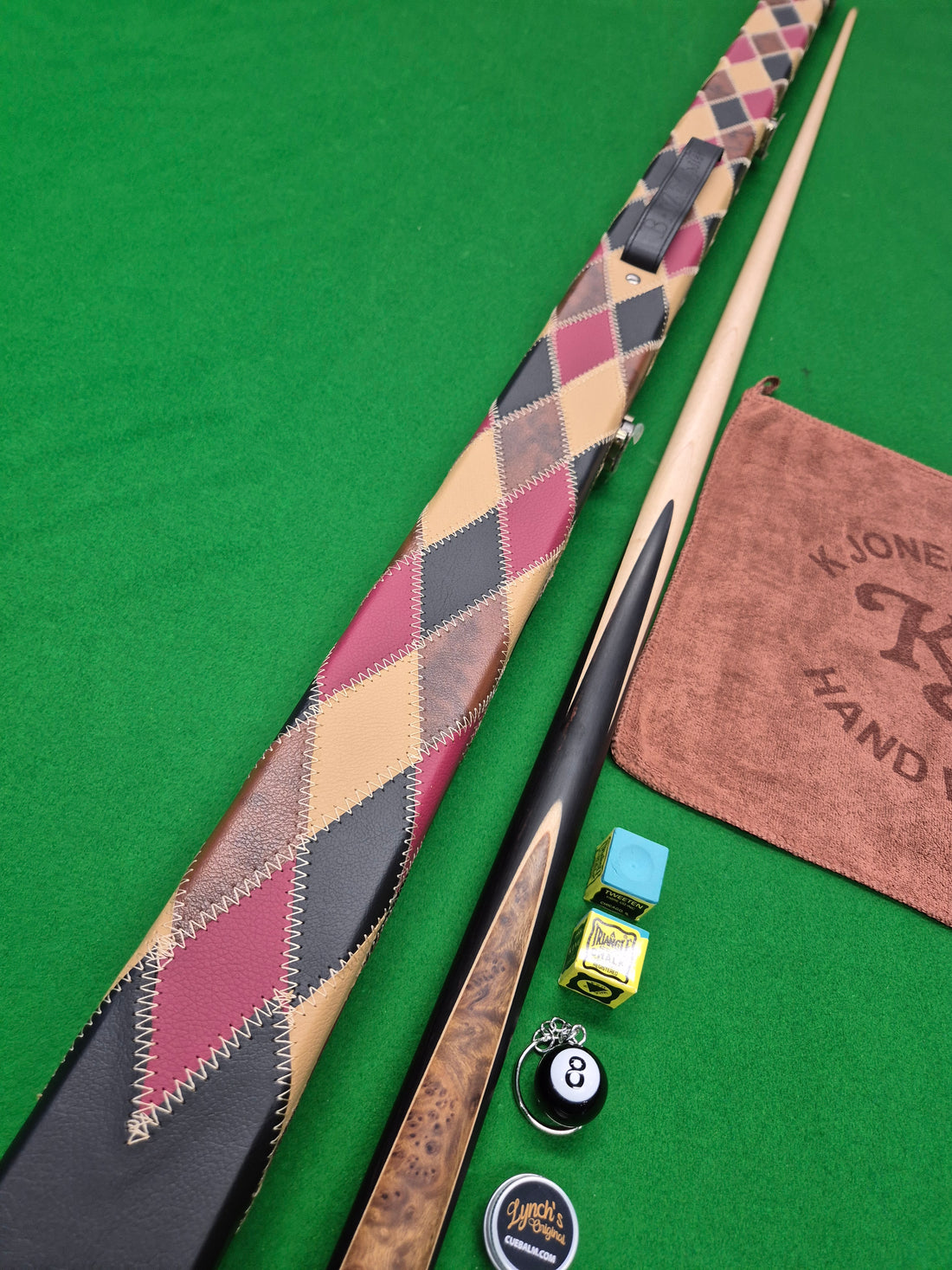 New Six Red Hells Ultimate Pool Cue & Case with Accessories